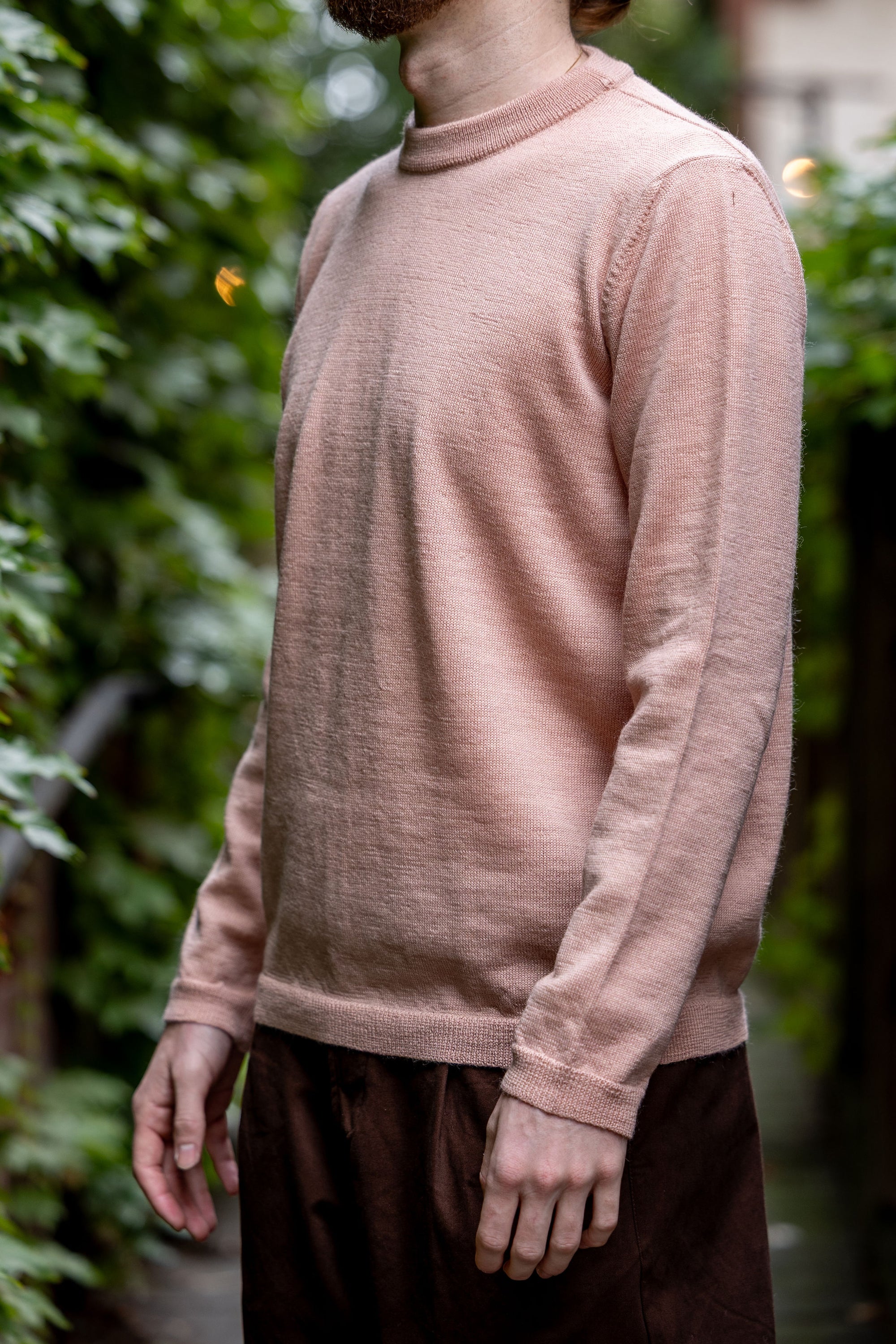 Hansen Garments Eske Crew Neck Sweater - Rose