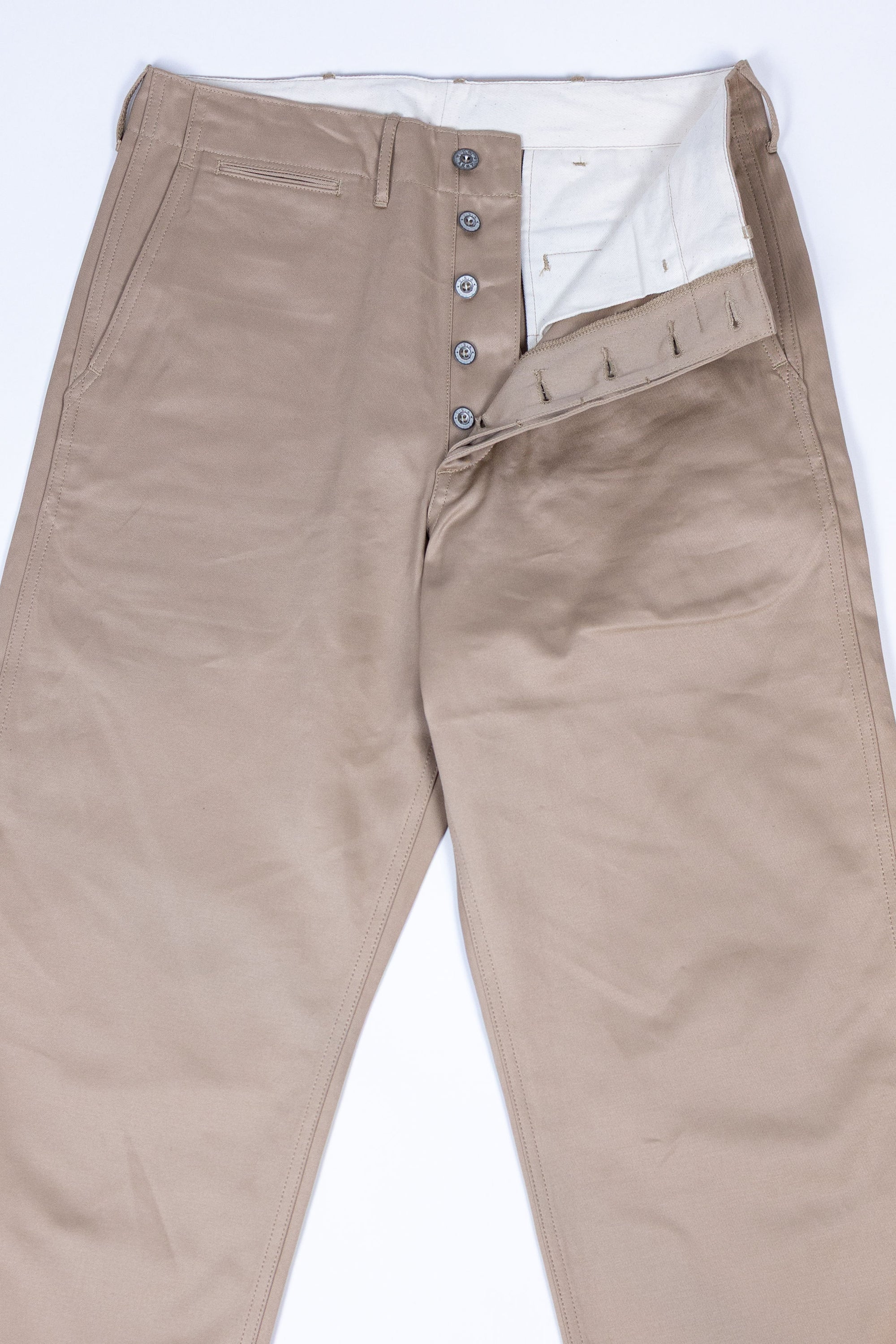 Buzz Rickson's Lot No. M43036 Early Military Chinos 1942 Model - Beige