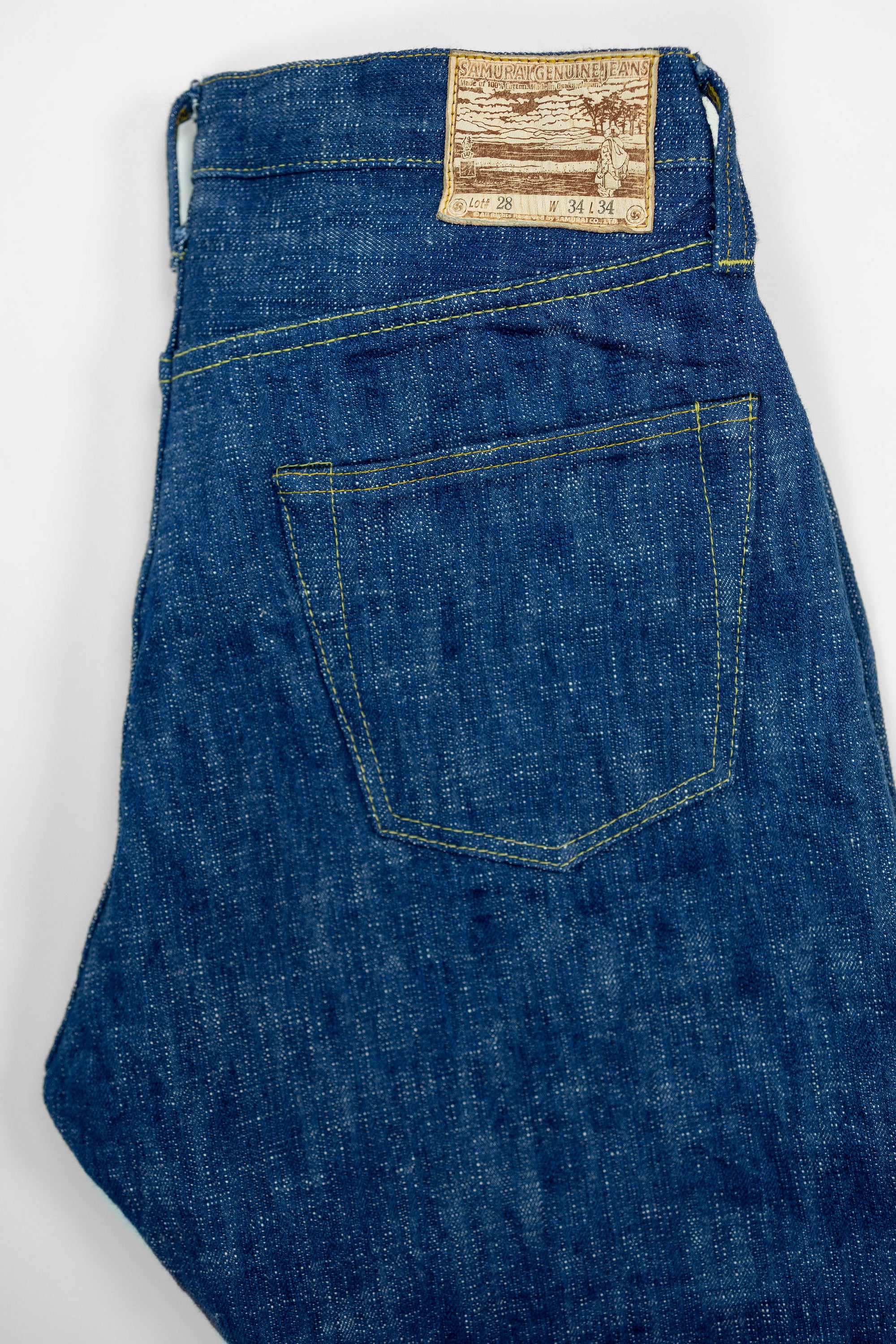 Samurai S211XX17oz-SLB Relax Tapered Jeans - "Murakumo" 17oz Slub