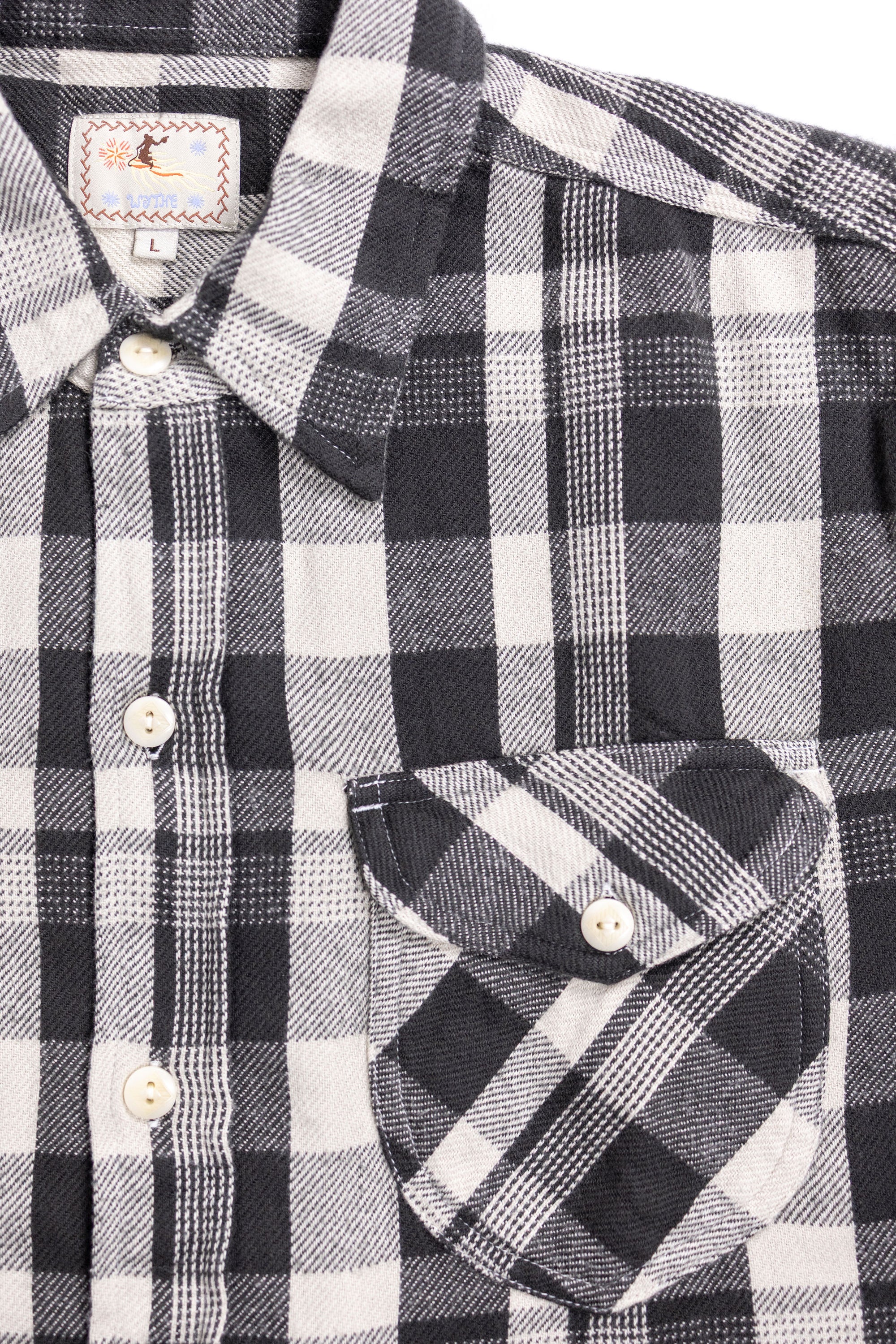 Wythe Washed Flannel Workshirt - Night Pitch