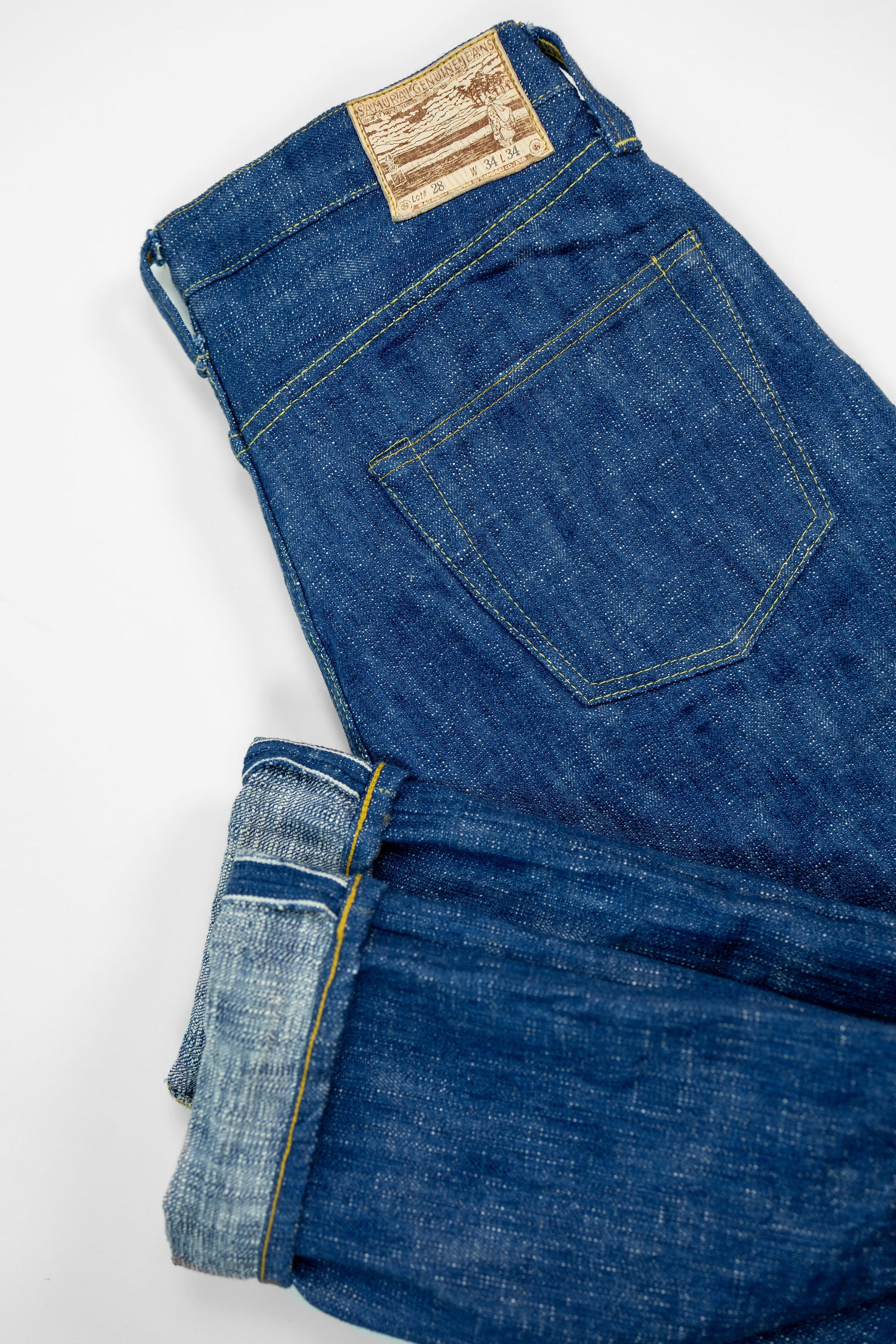 Samurai S211XX17oz-SLB Relax Tapered Jeans - "Murakumo" 17oz Slub