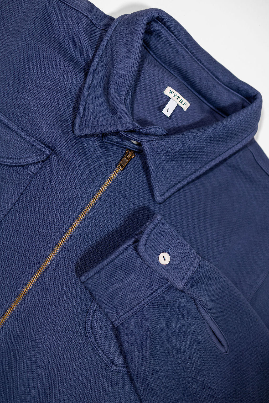 Wythe Half Zip Sweatshirt - Faded Navy