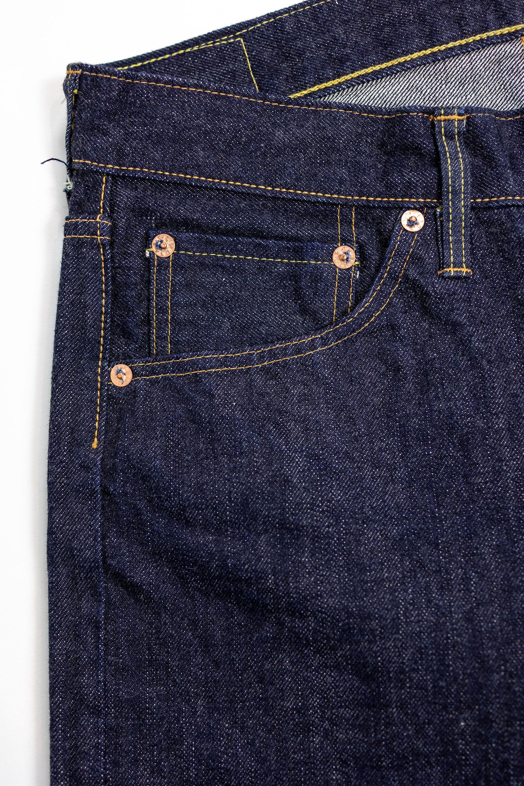 Sugar Cane 1955Z Model - 14oz Zipper Fly