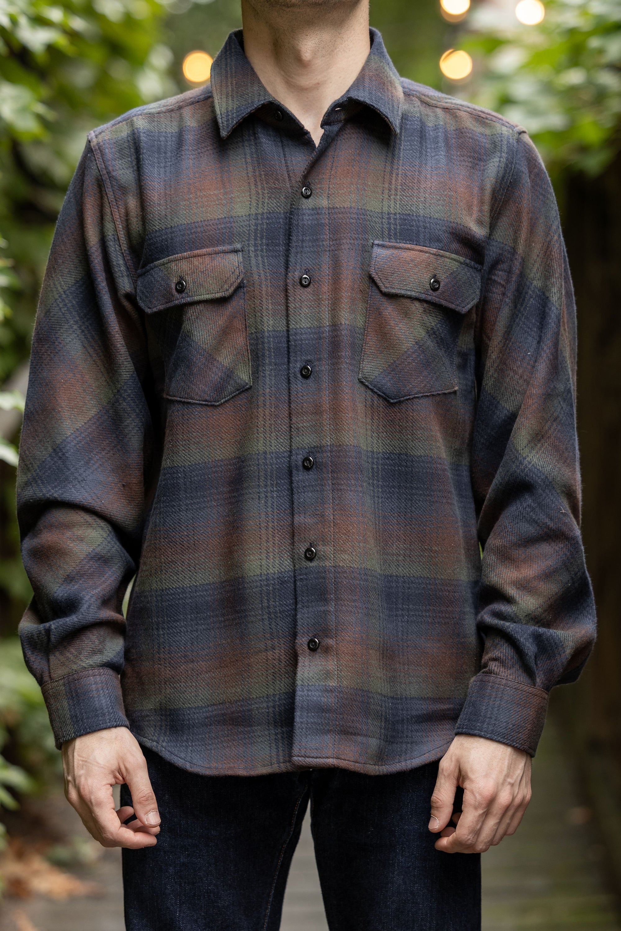 Indigofera Bryson - Flannel Check Dark Green/Wine/Black/Navy