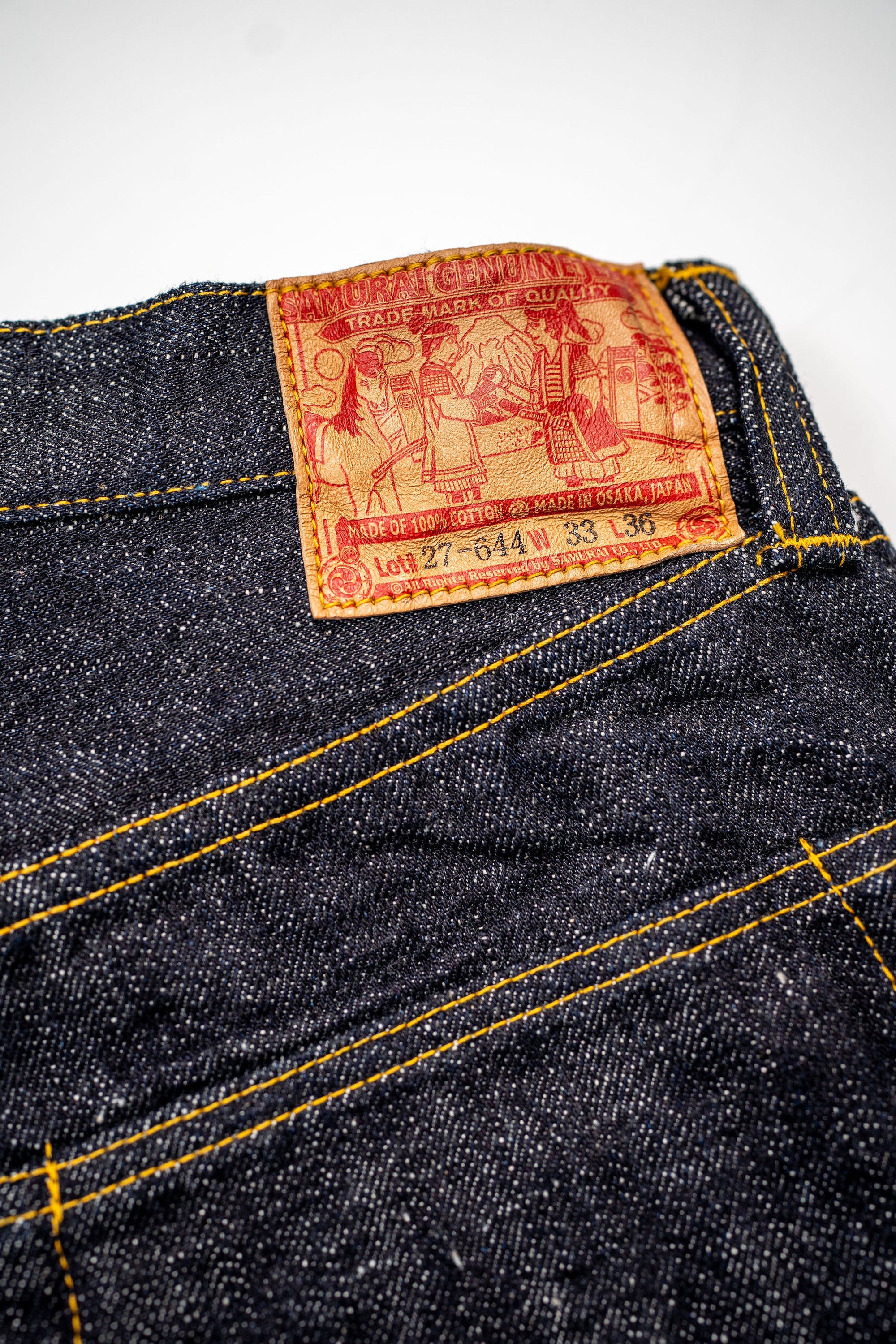 Samurai S3100VX "Zero" WWII Model Wide Straight - 17oz Bushido Denim