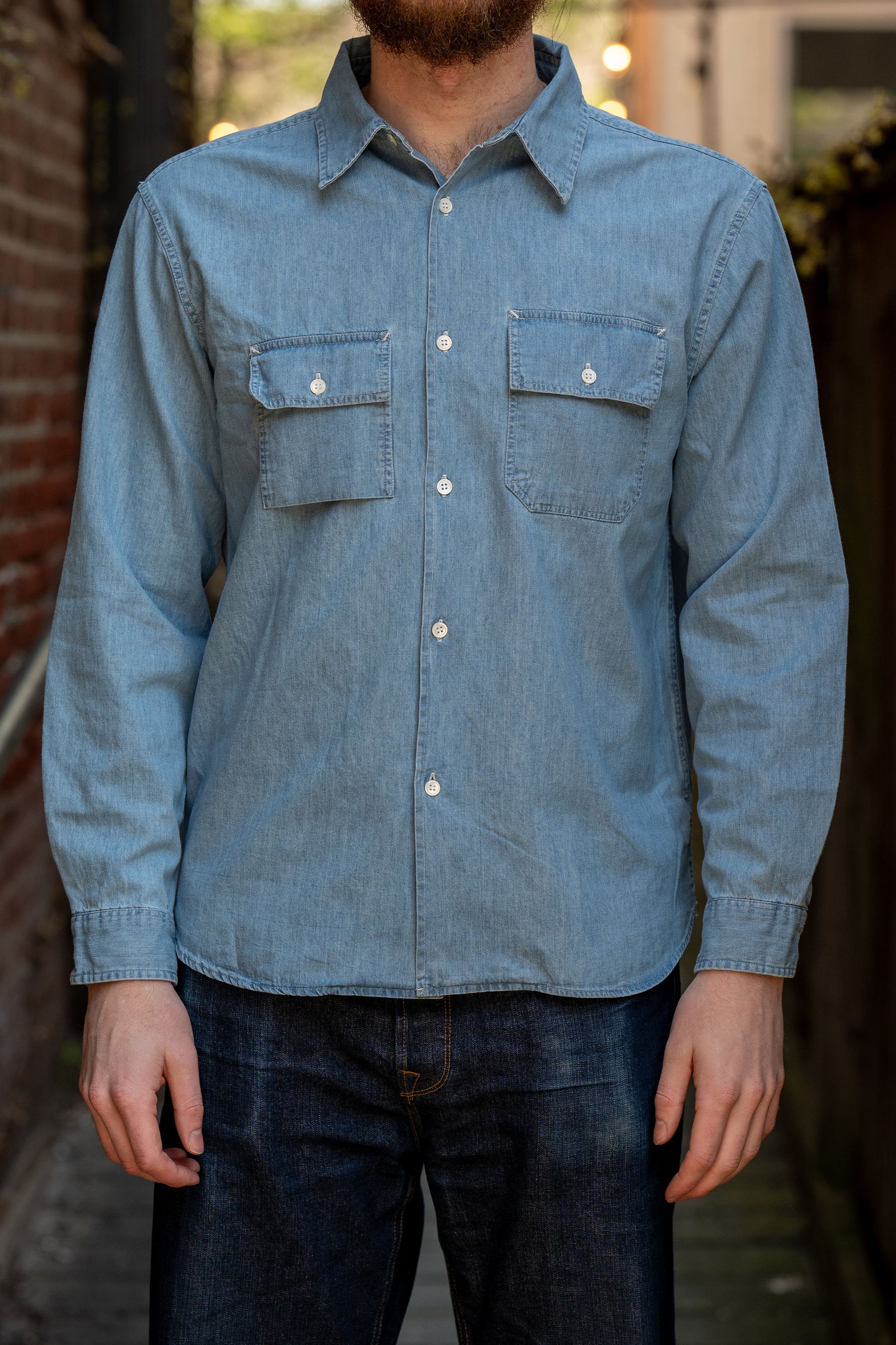 Knickerbocker Pacific Denim Shirt - Light Wash Indigo