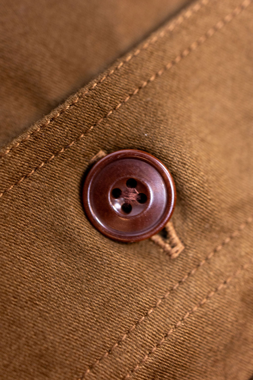3sixteen French Work Jacket - Brown Moleskin