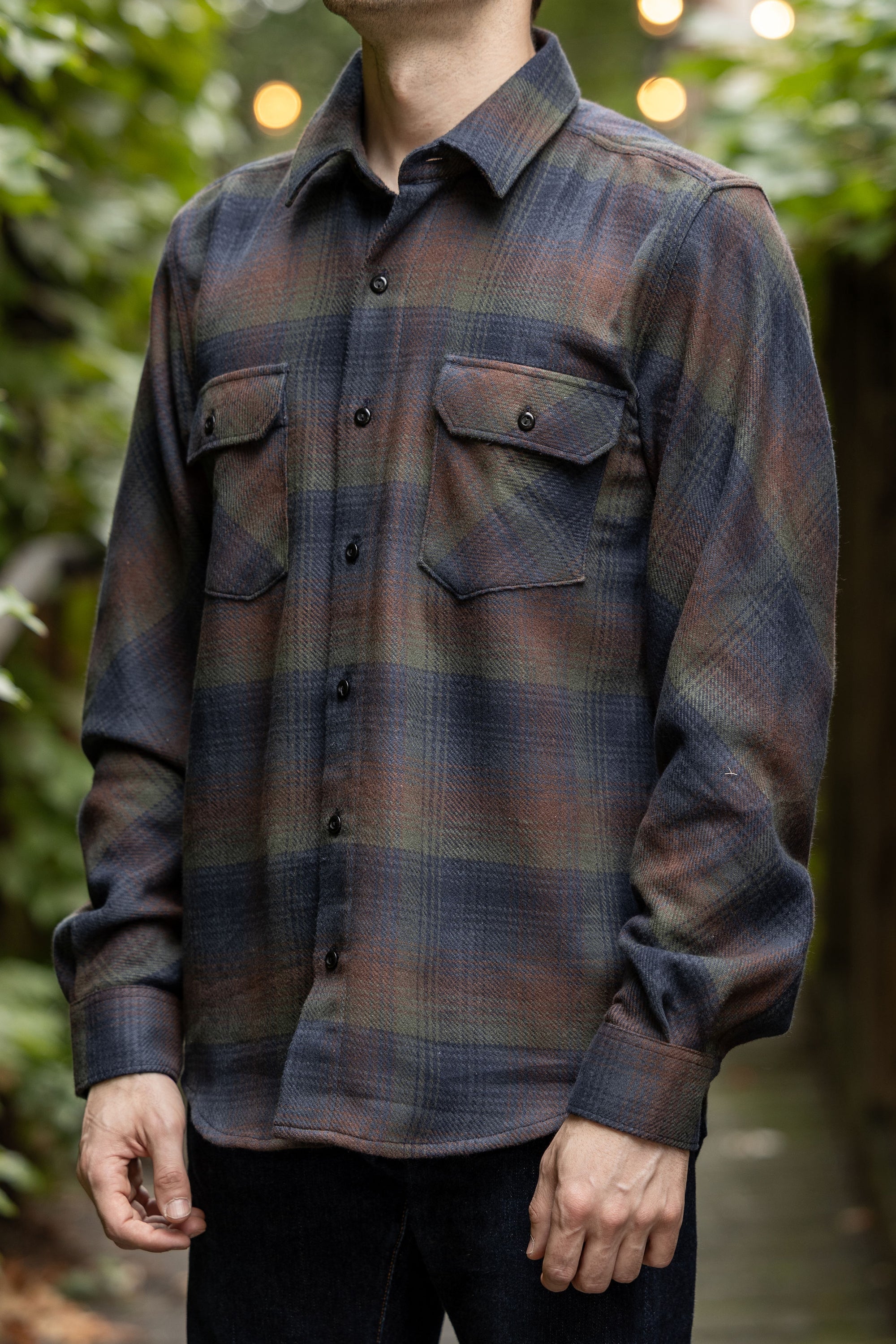 Indigofera Bryson - Flannel Check Dark Green/Wine/Black/Navy
