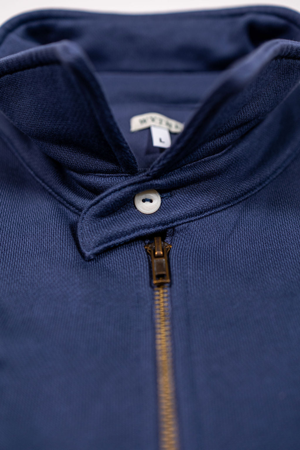 Wythe Half Zip Sweatshirt - Faded Navy