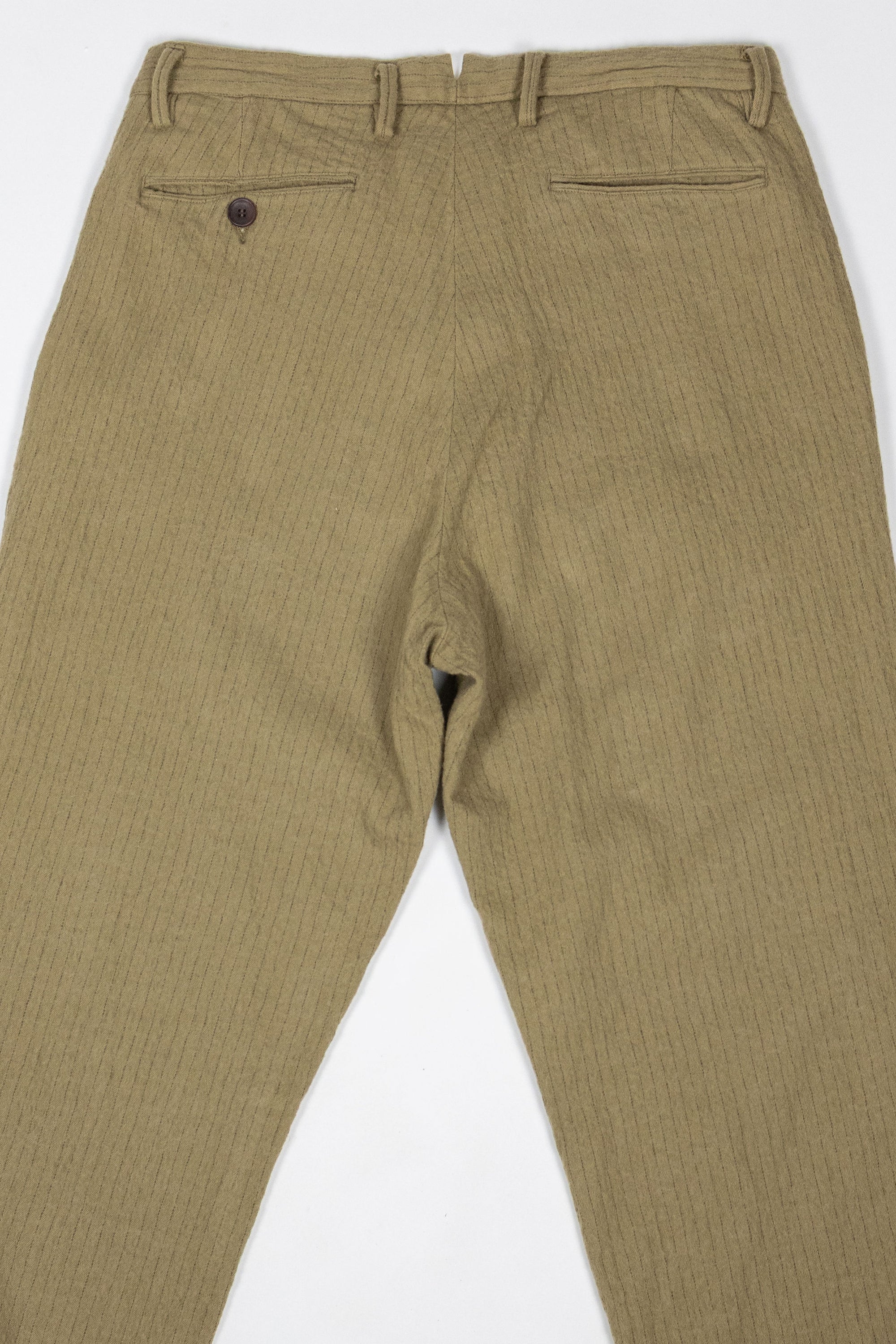 Seuvas C/W 2-Tuck Trousers - Khaki