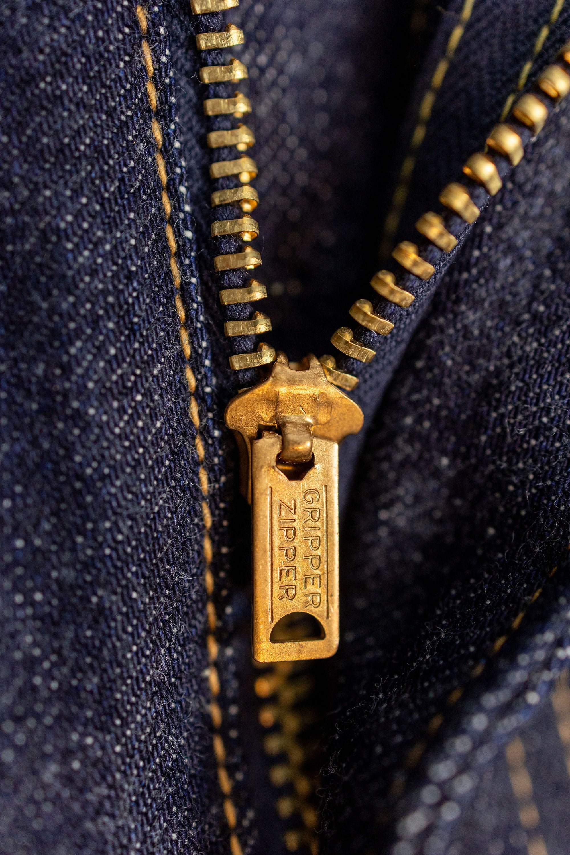 Sugar Cane 1955Z Model - 14oz Zipper Fly