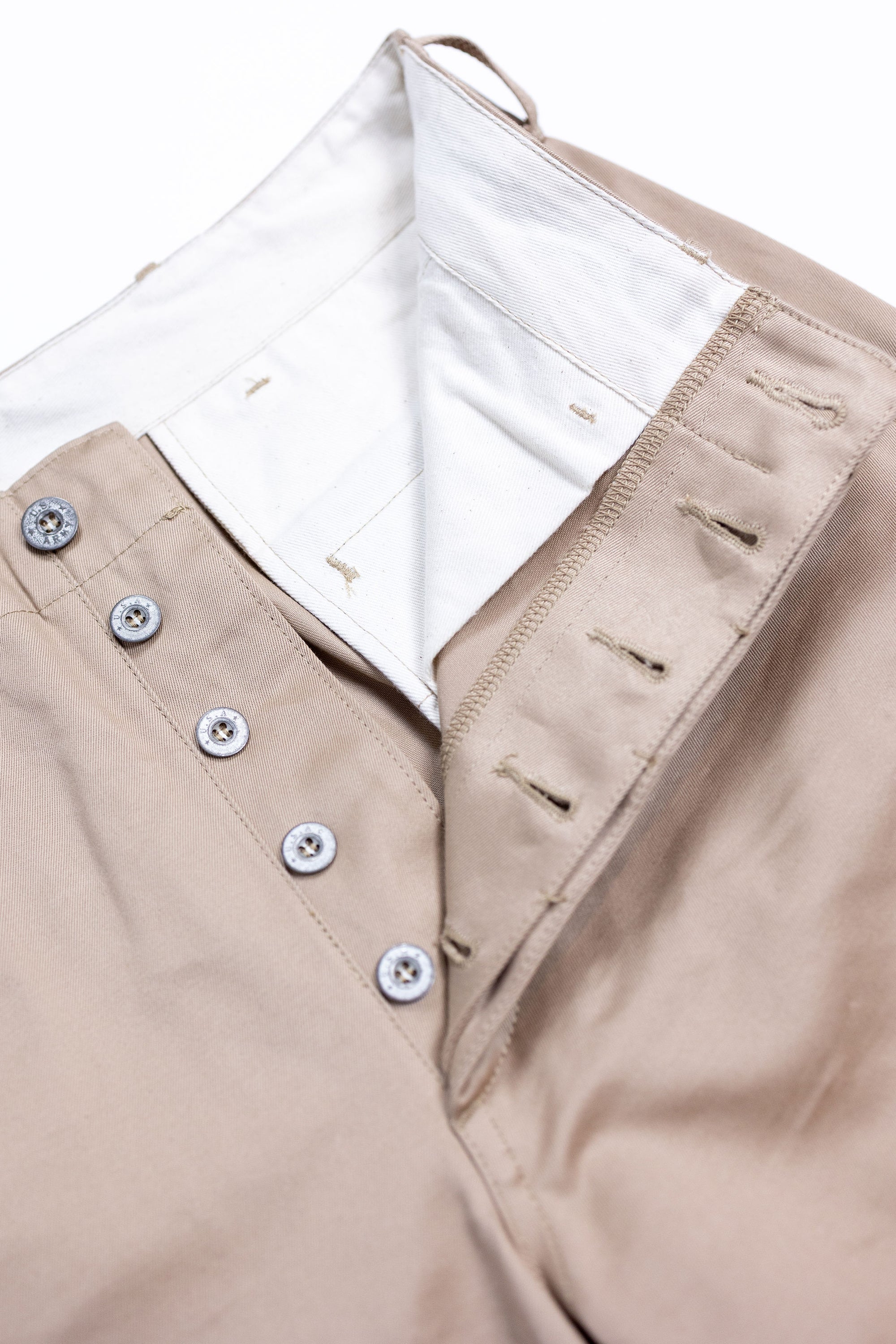 Buzz Rickson's Lot No. M43036 Early Military Chinos 1942 Model - Beige