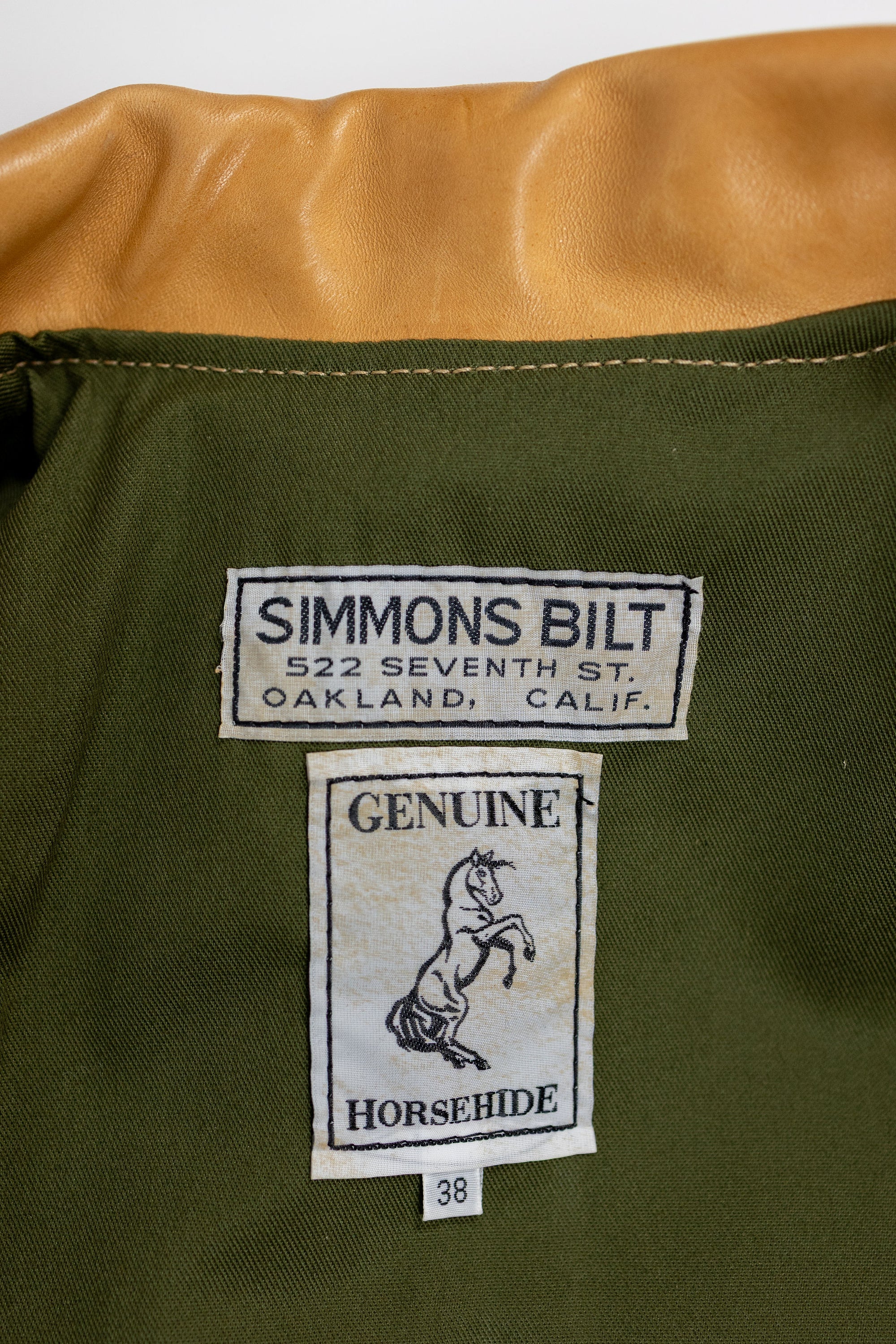 Simmons Bilt x Franklin & Poe Citywide - Natural Horsehide