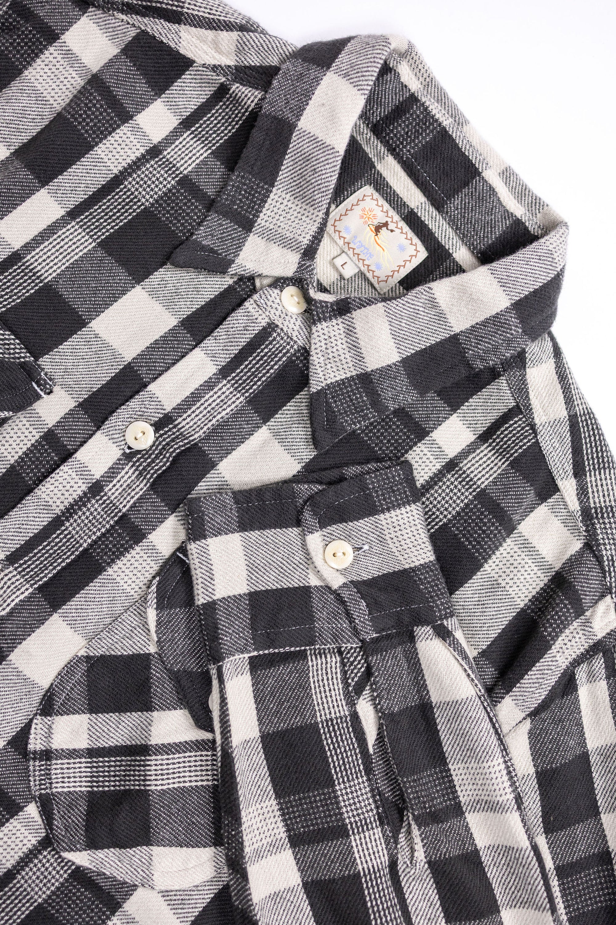 Wythe Washed Flannel Workshirt - Night Pitch