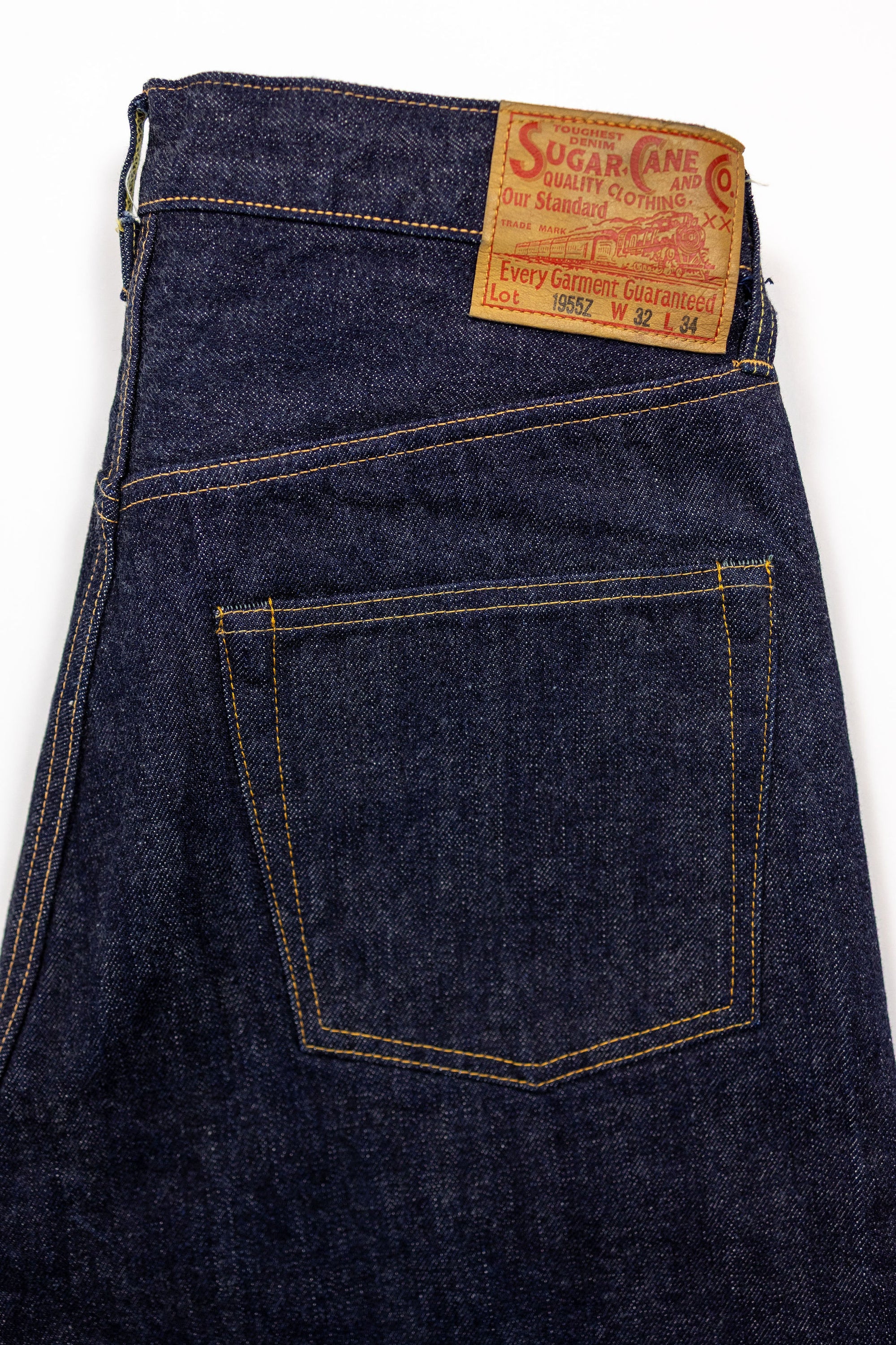 Sugar Cane 1955Z Model - 14oz Zipper Fly