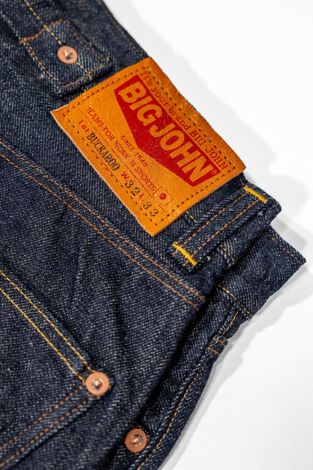 Big John M103J Buckaroo Relaxed Fit - Indigo One Wash