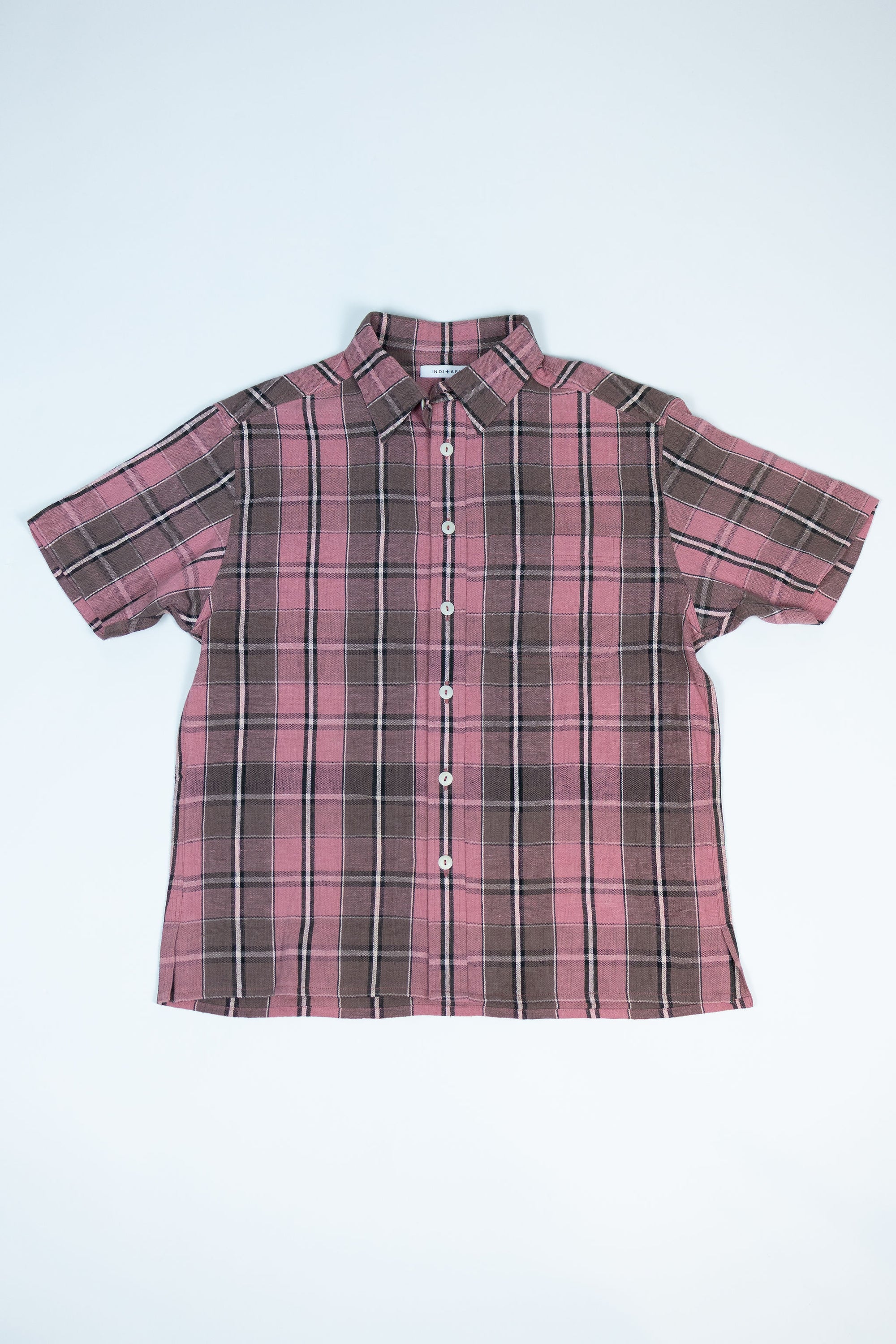Indi + Ash S/S Marc Shirt - Sappanwood Pink