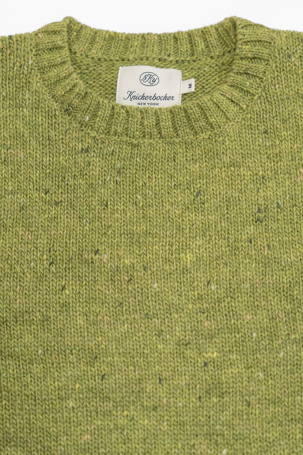 Knickerbocker Moor Alpaca & Merino Tweed Sweater - Sprout