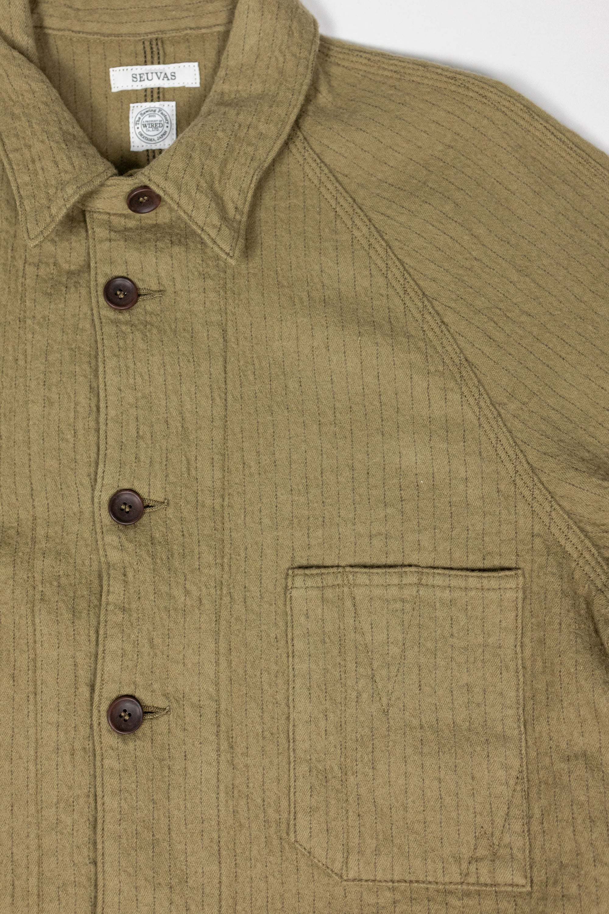Seuvas C/W Raglan Coverall - Khaki