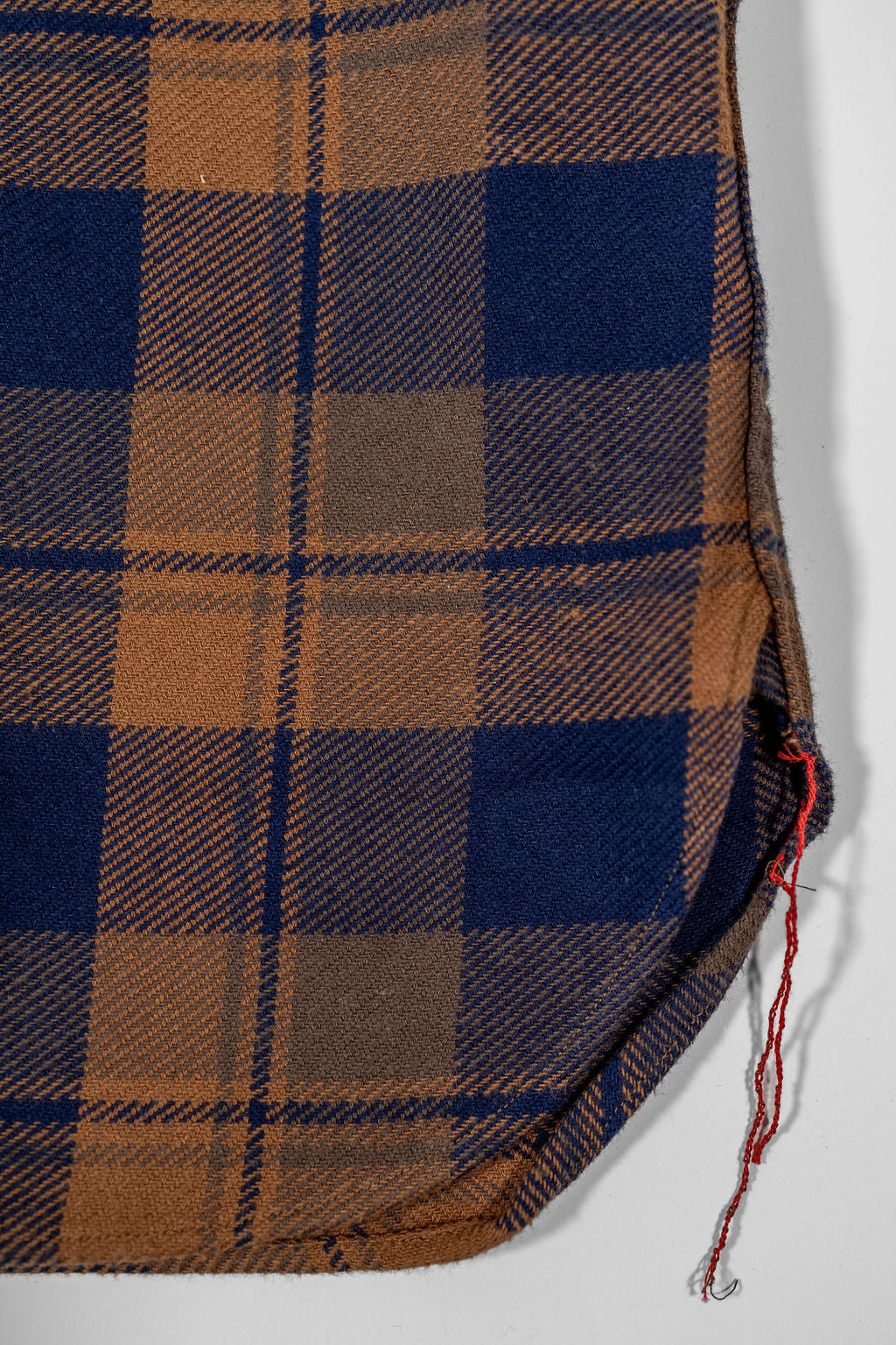 Sugar Cane Lot No. SC29558 Twill Check Work Shirt - Brown