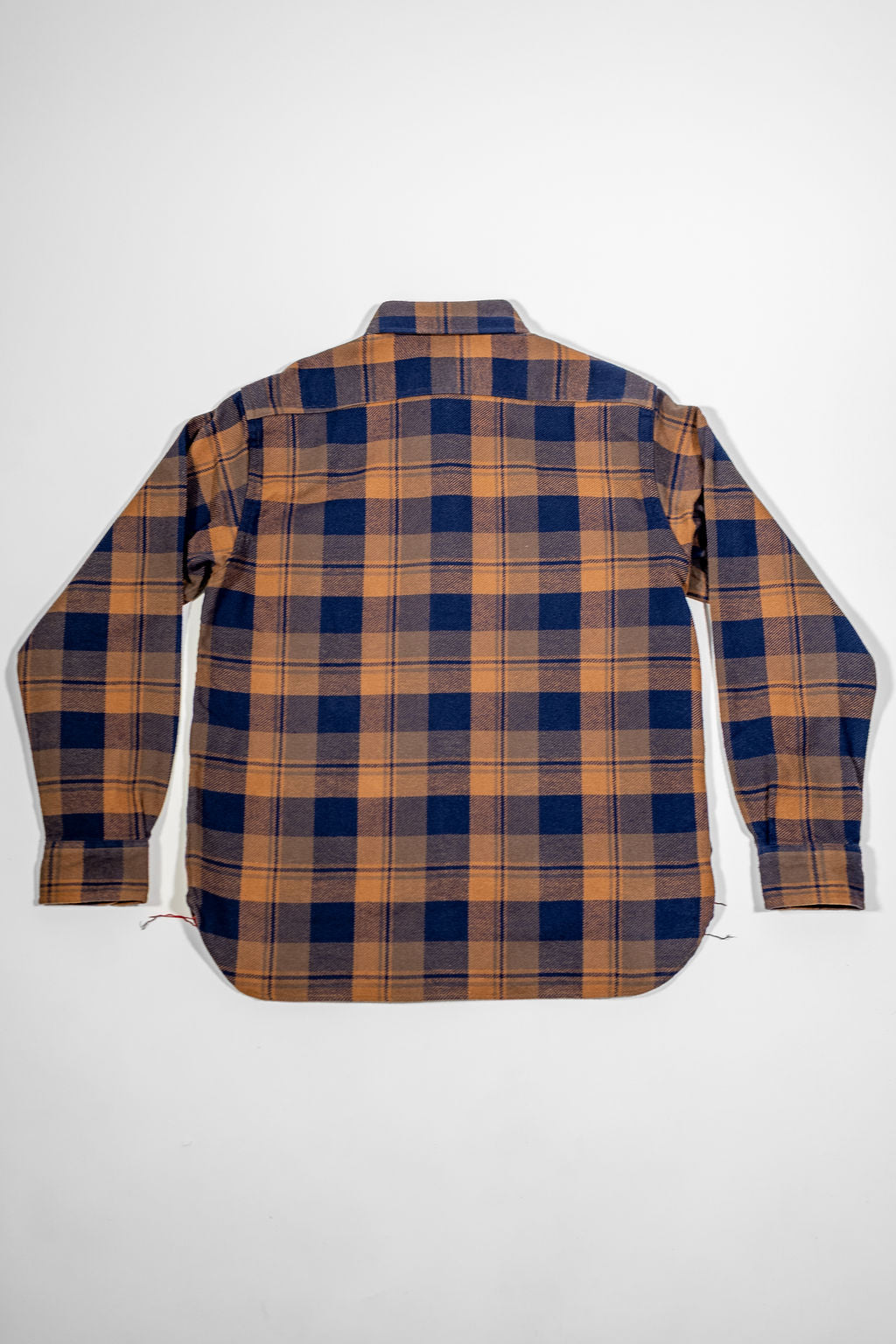 Sugar Cane Lot No. SC29558 Twill Check Work Shirt - Brown