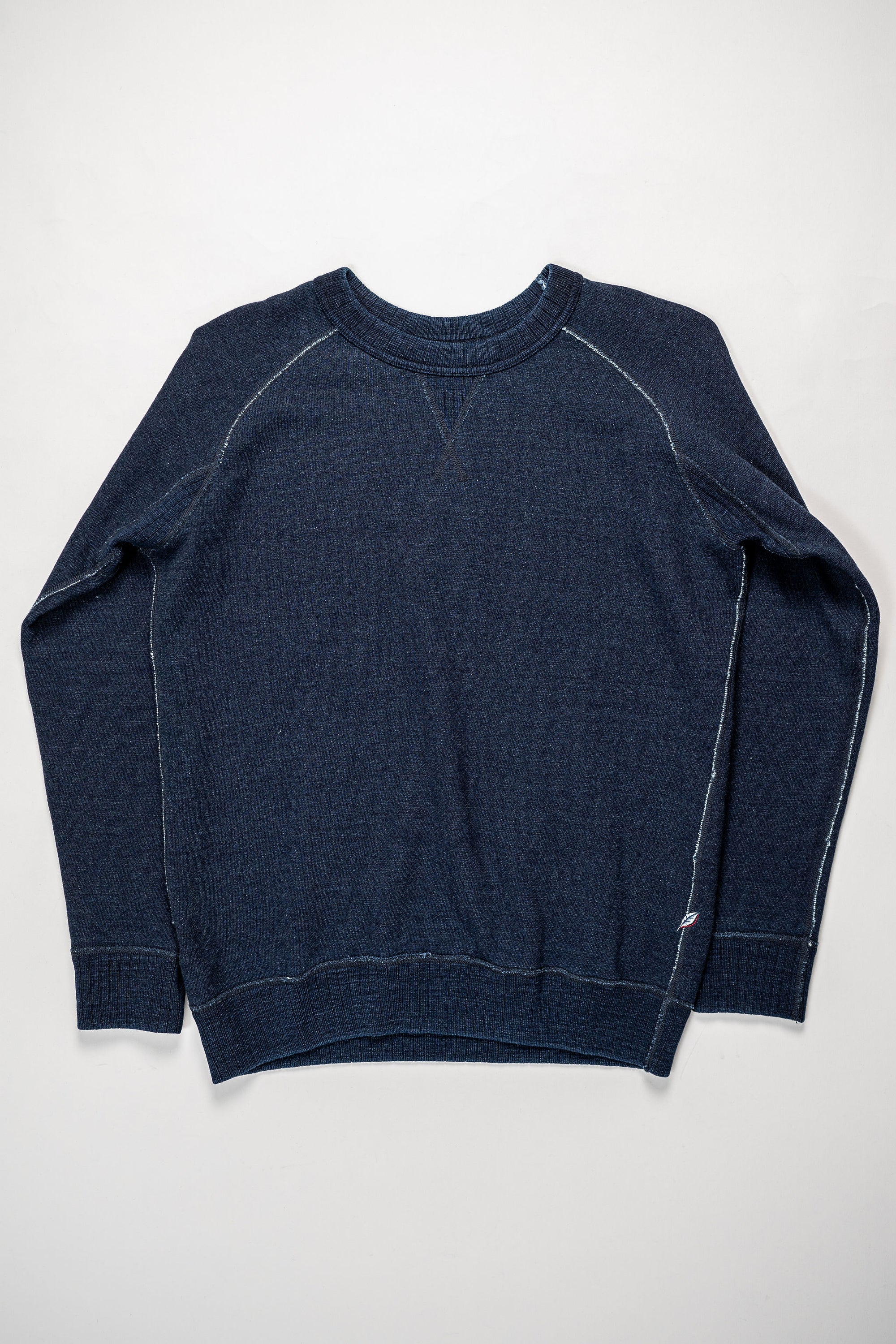 Pure Blue Japan 5409-1 Knitted Sweatshirt - Indigo