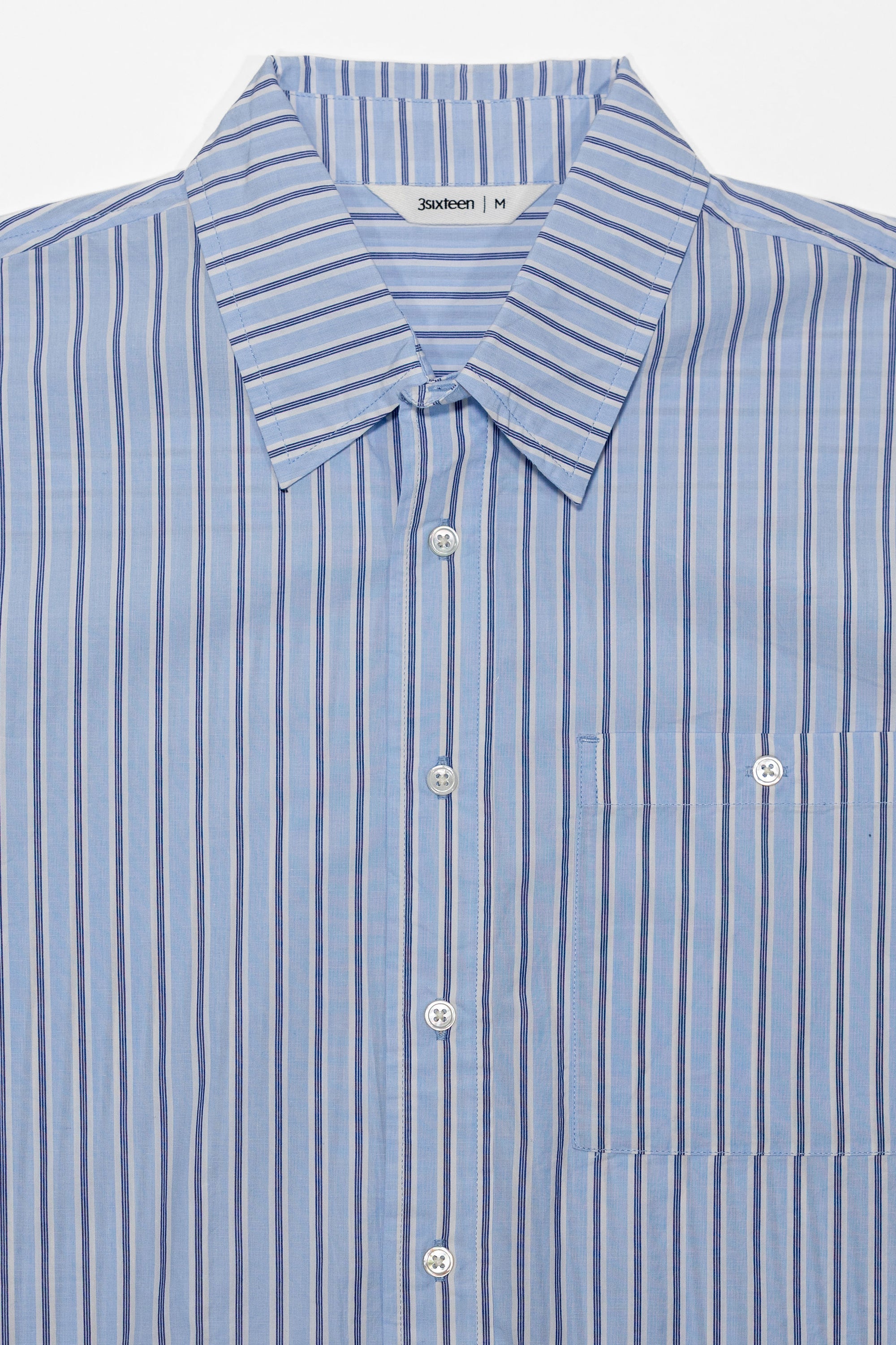 3sixteen Short Sleeve Commuter - Blue Stripe