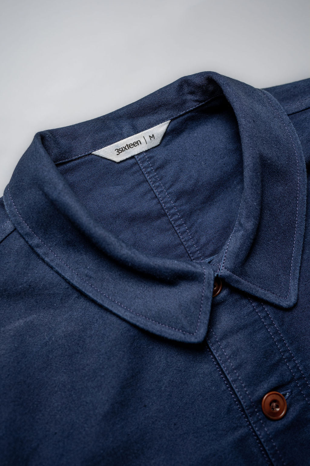 3sixteen French Work Jacket ~ Washed Indigo Moleskin