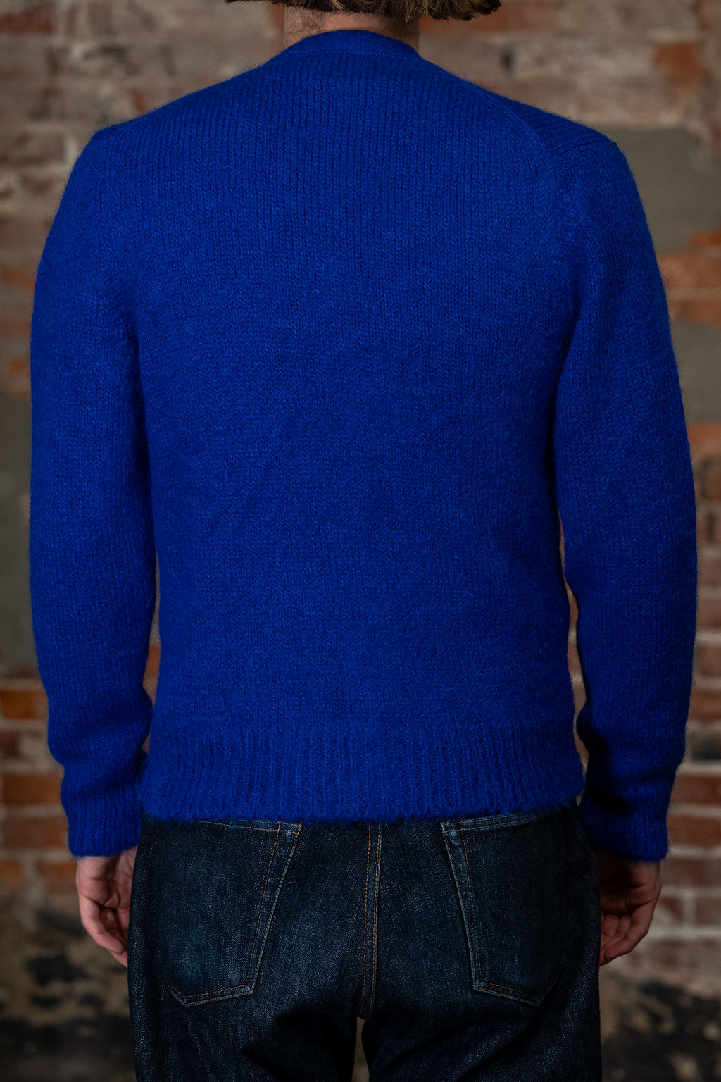 3sixteen Classic Cardigan - Colbalt Alpaca