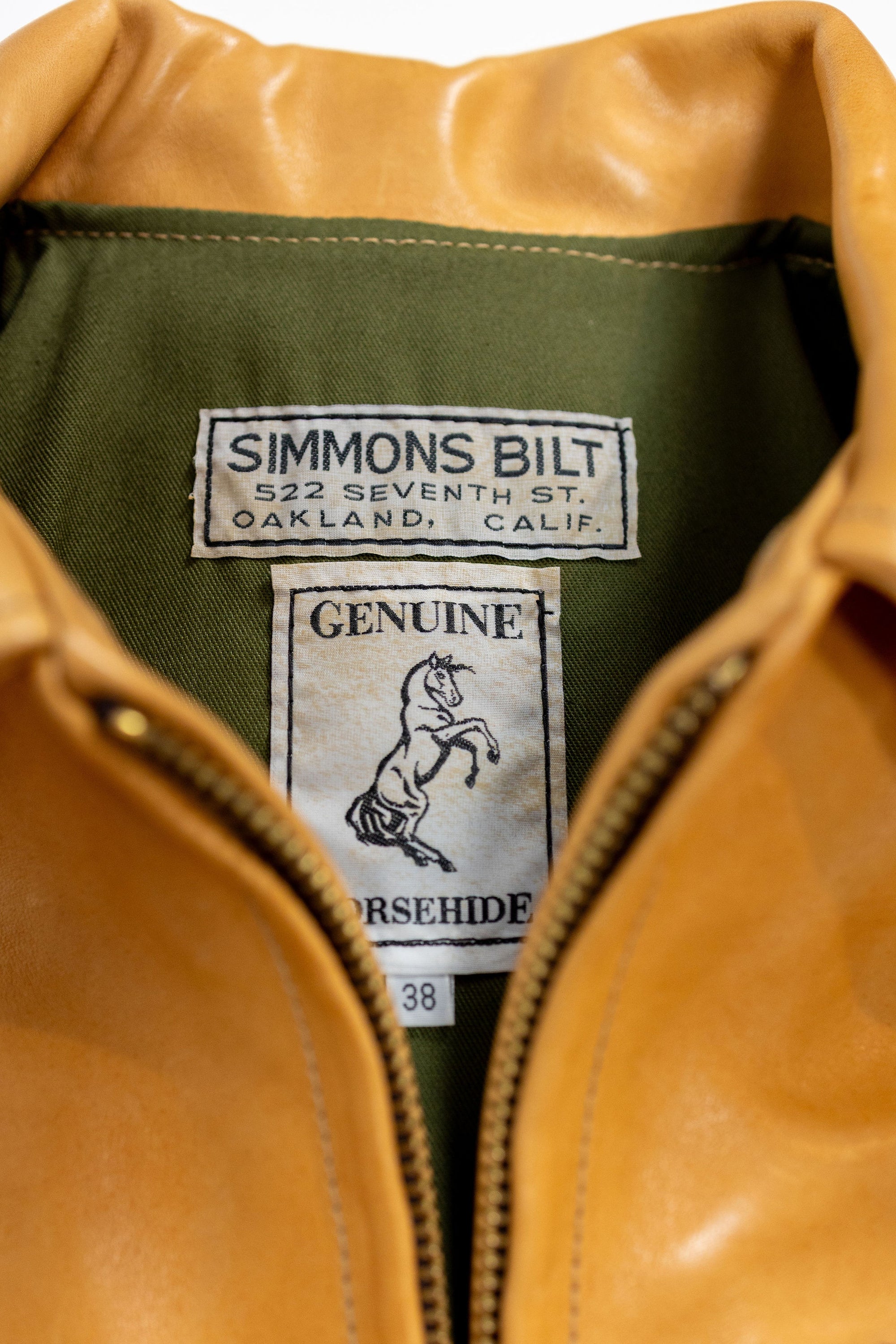 Simmons Bilt x Franklin & Poe Citywide - Natural Horsehide
