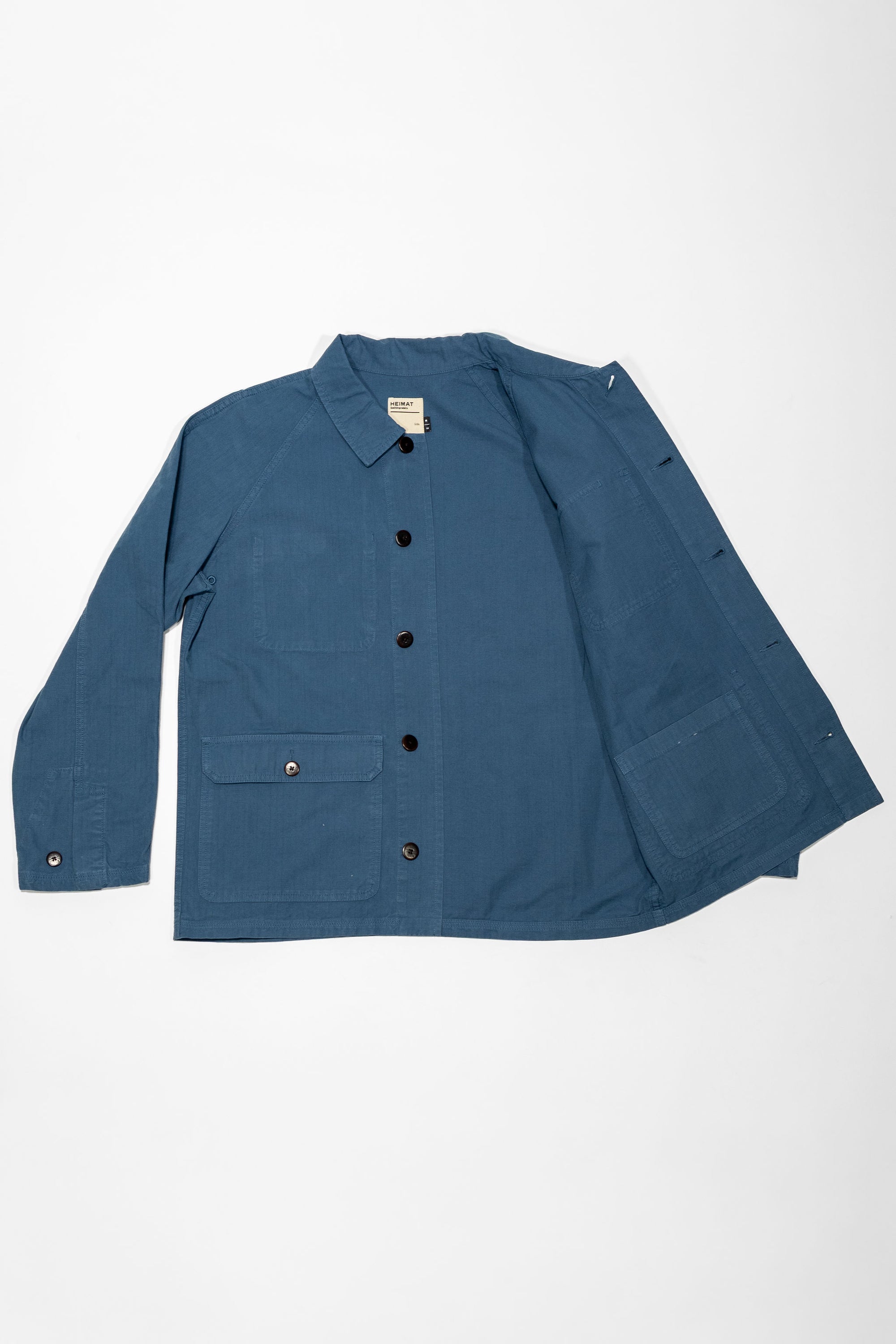 Heimat Textil Journey Coat - Trail Blue Rip Stop