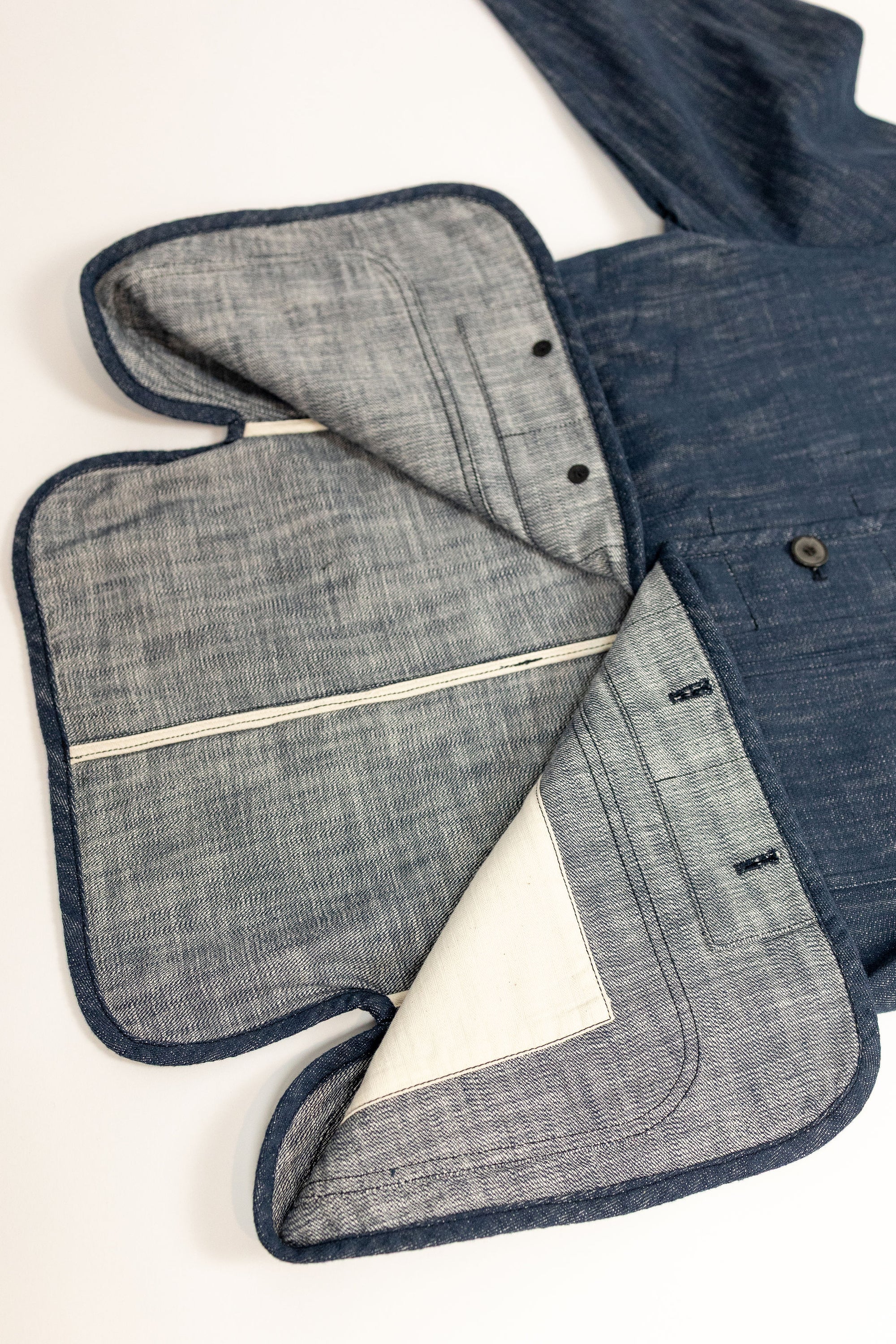 Hansen Garments Erling Work Jacket - Denim Blue