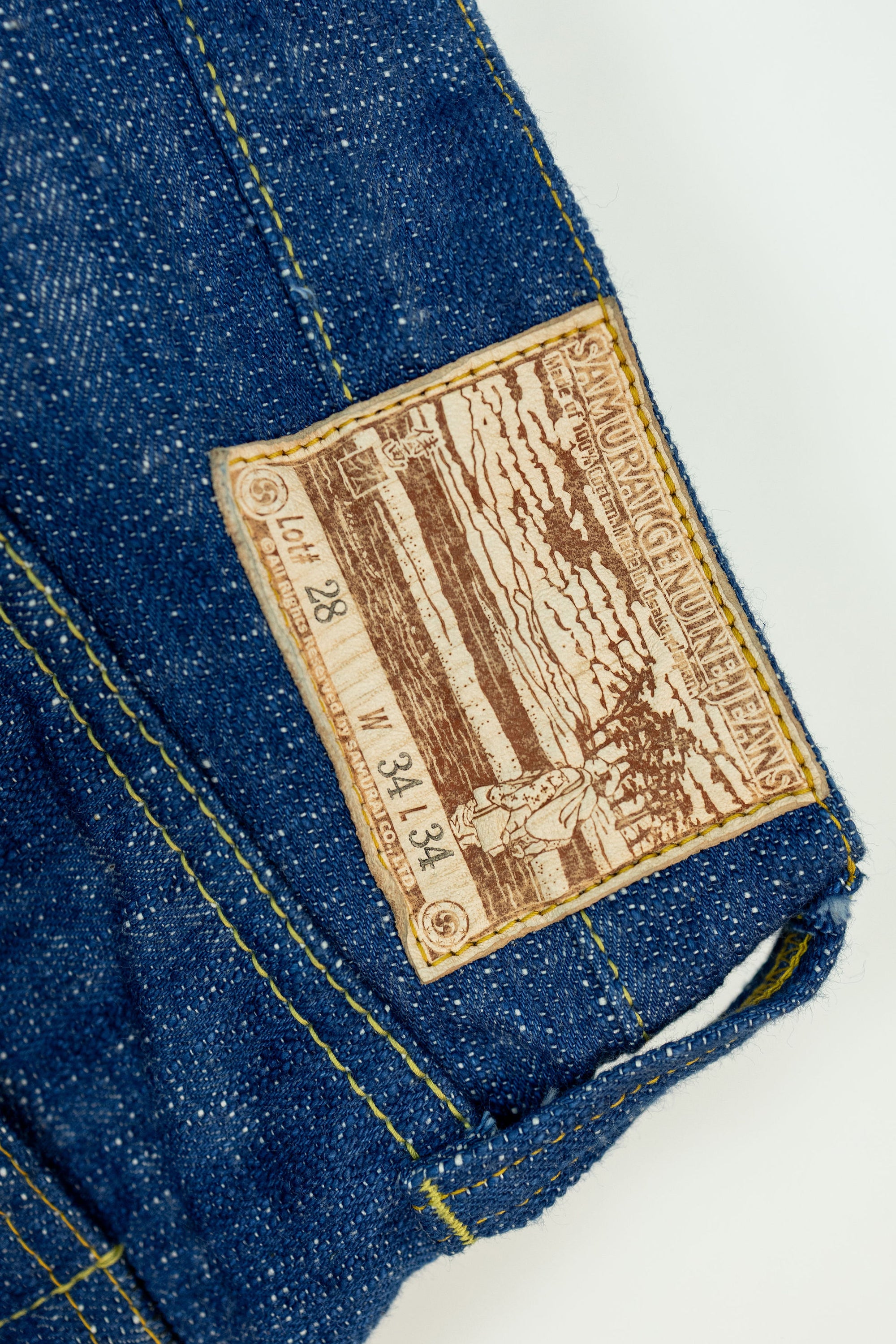 Samurai S211XX17oz-SLB Relax Tapered Jeans - "Murakumo" 17oz Slub