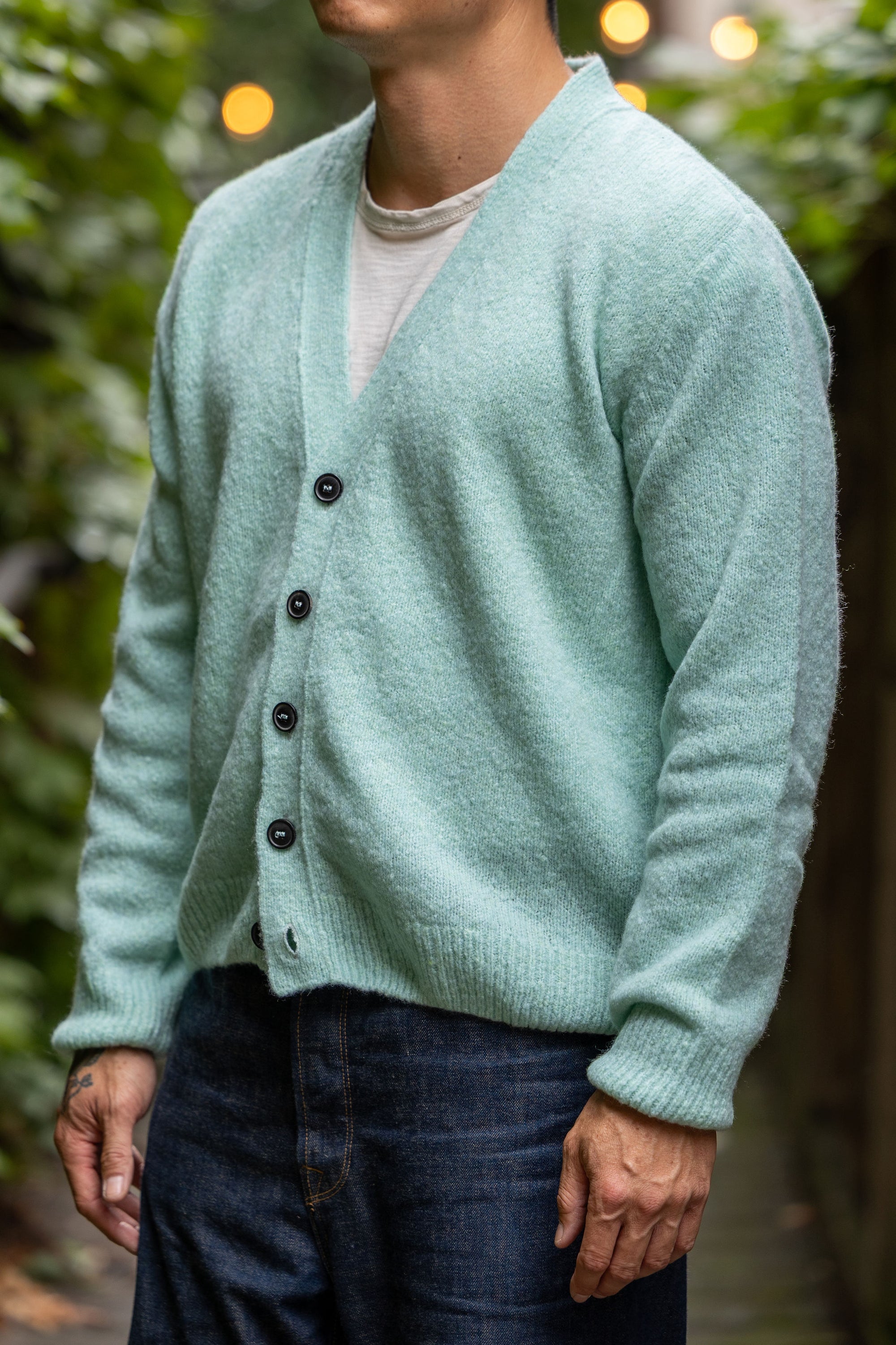 Hansen Garments Leander Classic Cardigan - Mint