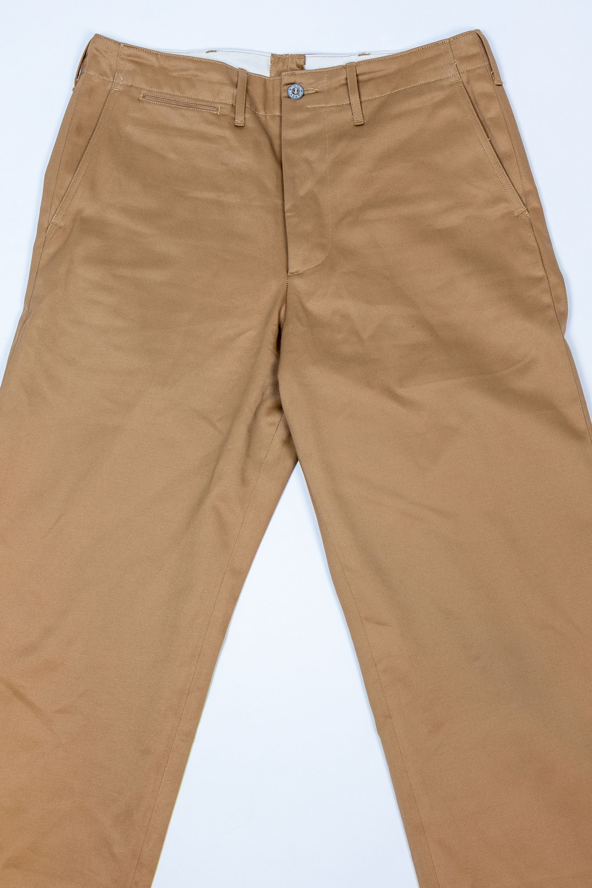 Buzz Rickson's M43035 Early Military Chinos 1945 Model (One Wash) - Camel