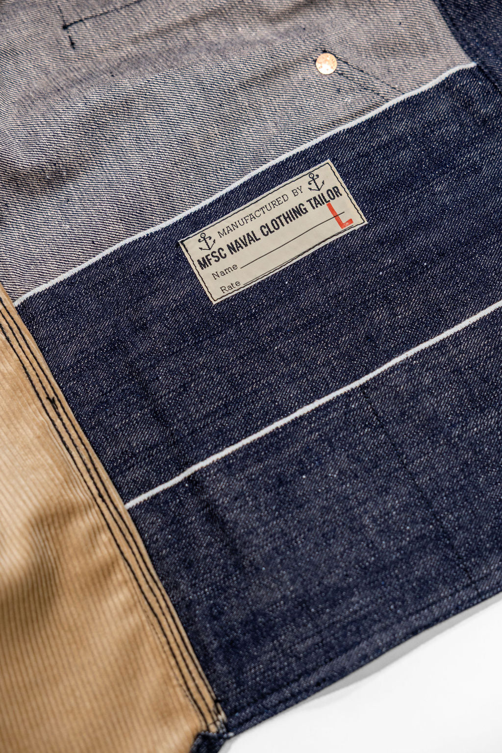Mister Freedom Signal Vest Type II - 11oz "Okinawa" Selvedge Indigo Denim