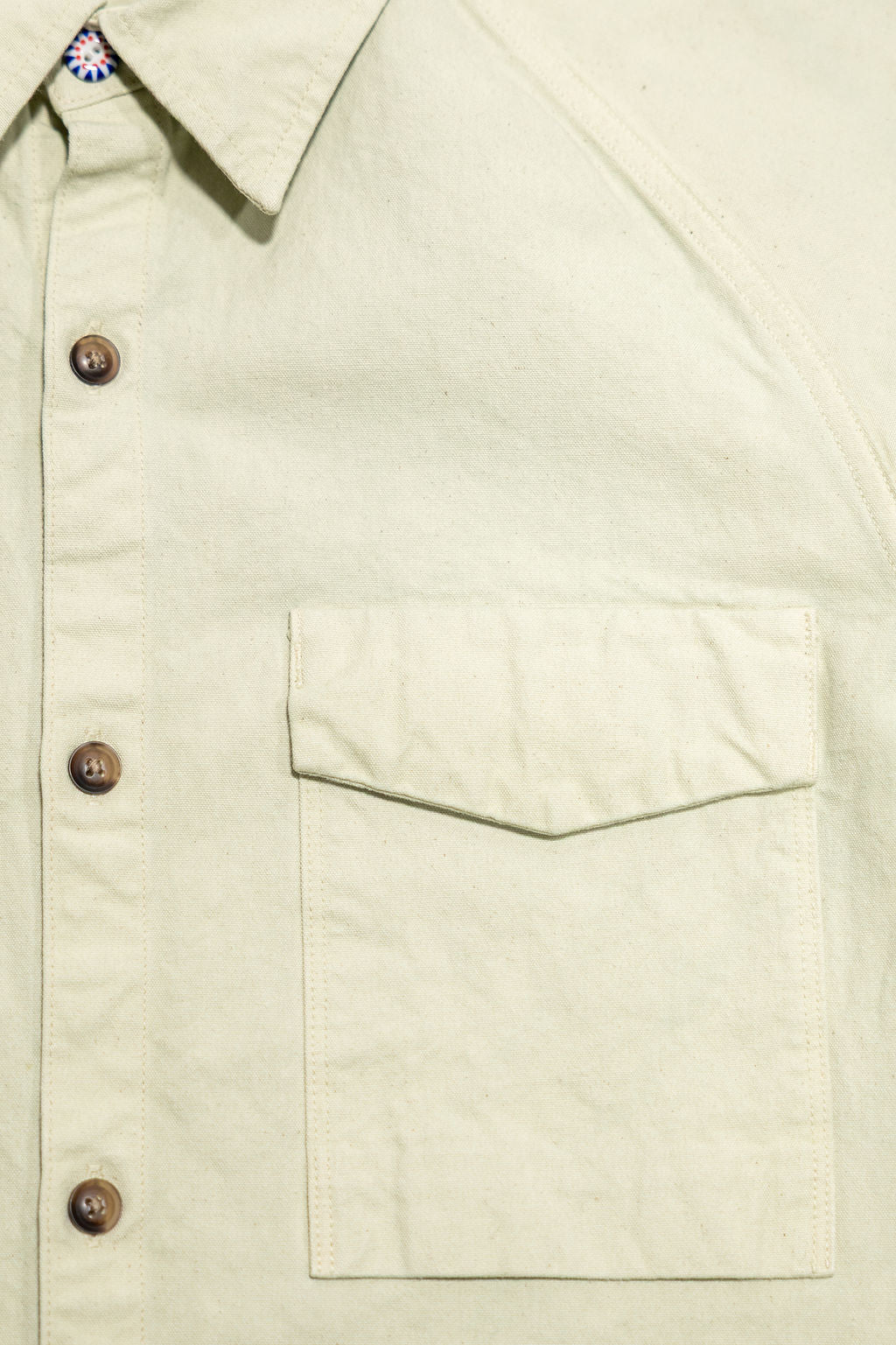 Seuvas 8oz Canvas Raglan Shirt - Matcha