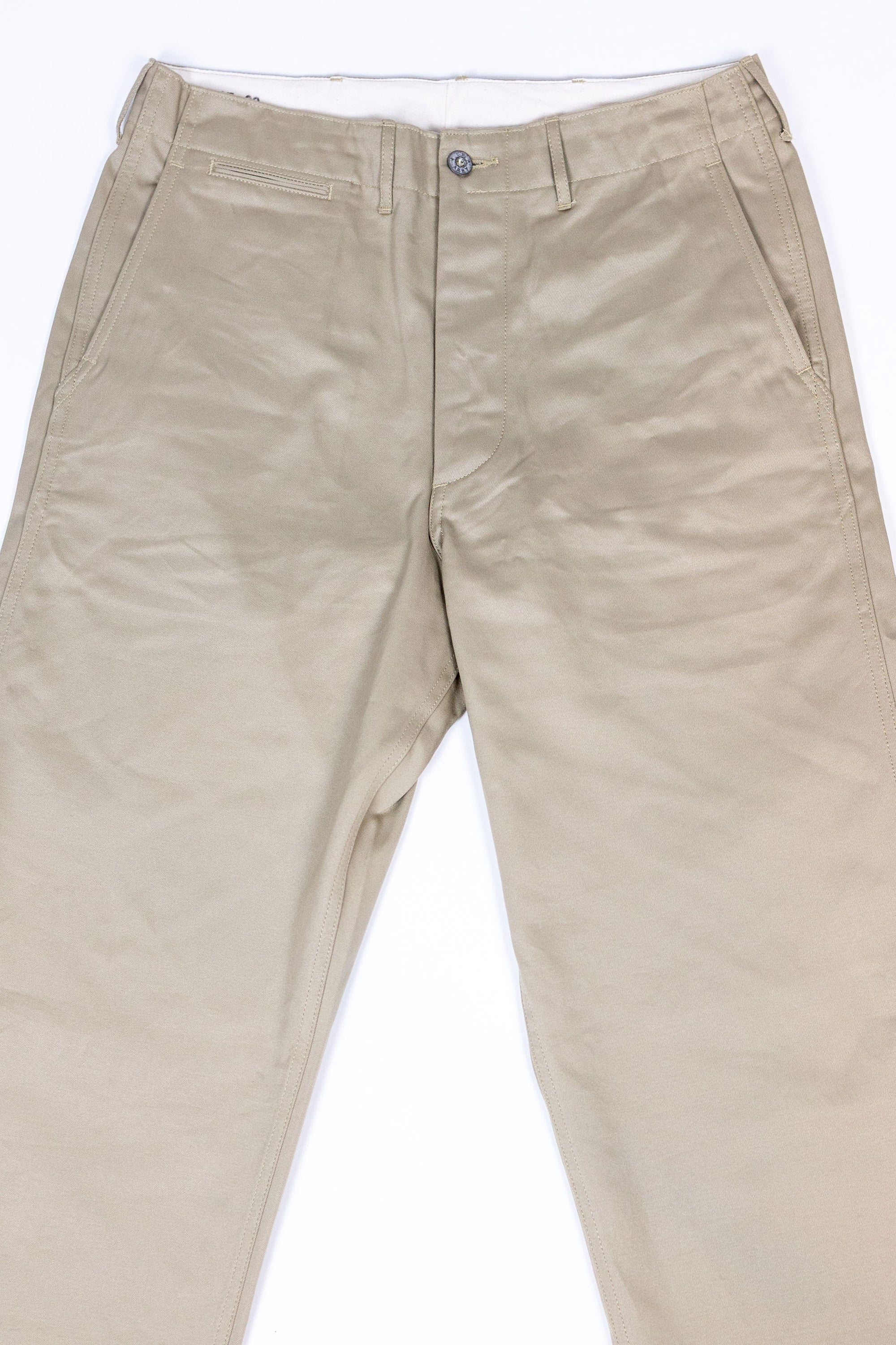 Buzz Rickson's Lot No. M43036 Early Military Chinos 1942 Model - Khaki