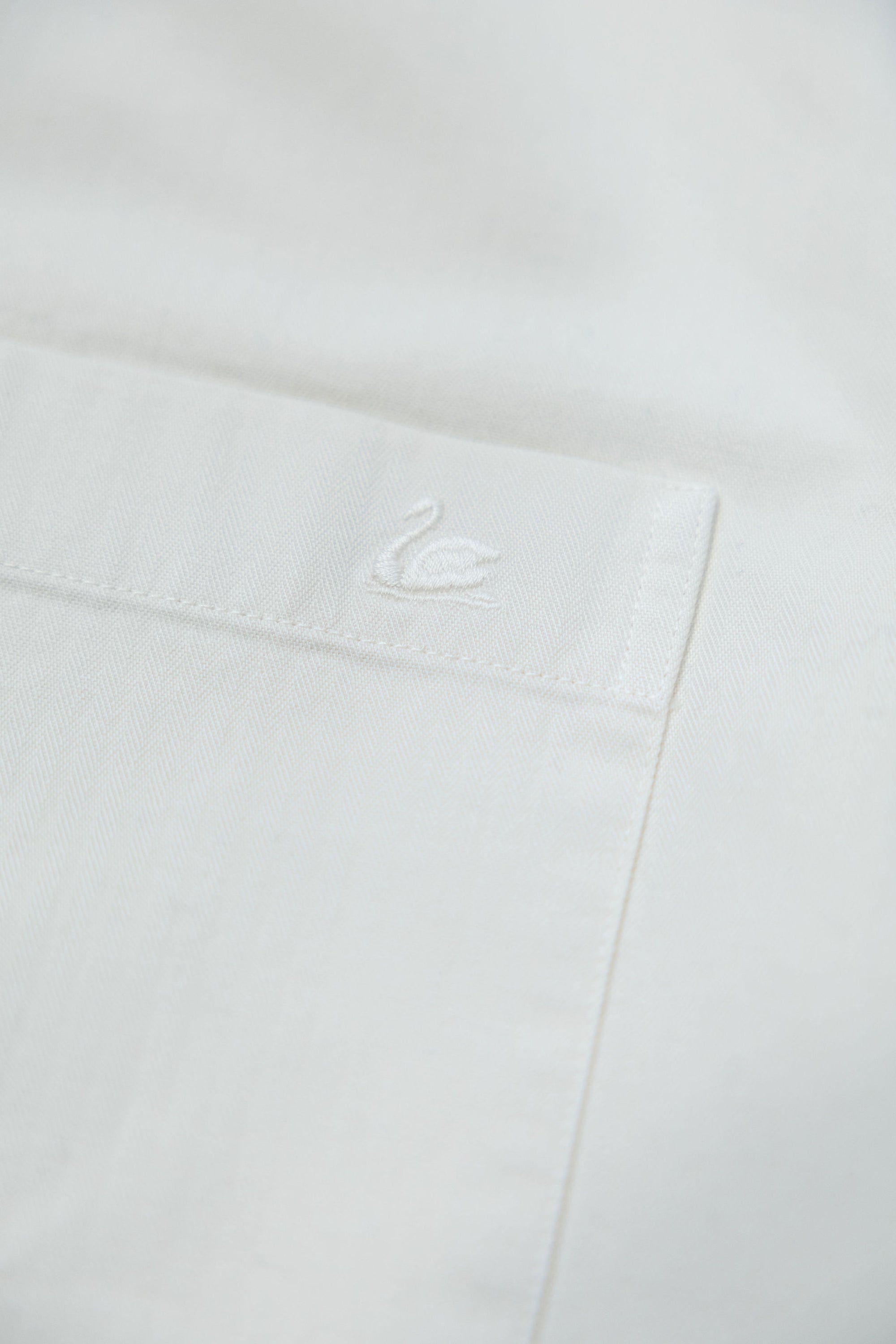 Merz b. Schwanen SHIRT01HB Herringbone Shirt - Nature