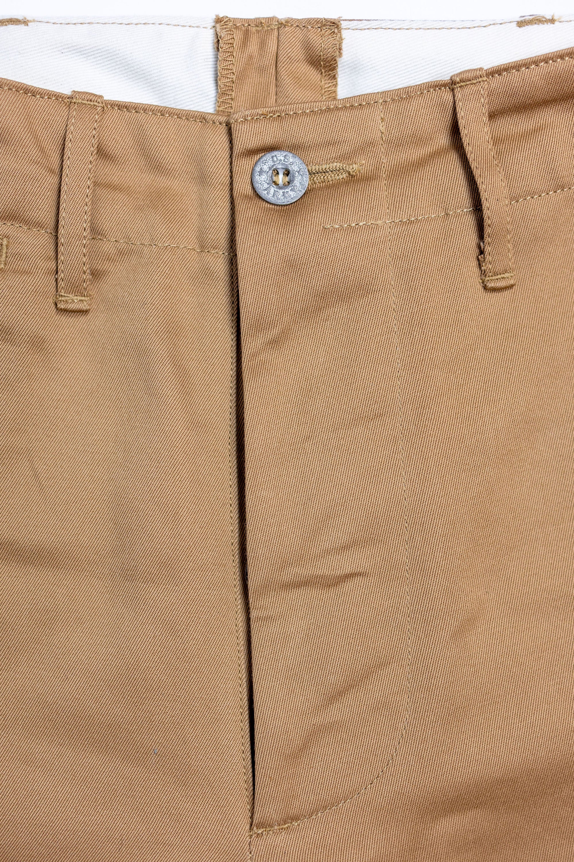 Buzz Rickson's M43035 Early Military Chinos 1945 Model (One Wash) - Camel