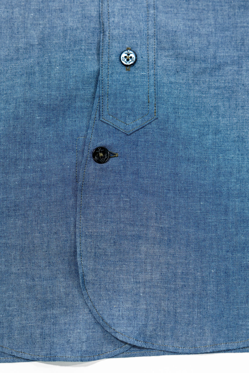 Mister Freedom CPO Shirt "Deckplate" - 5oz Blue Chambray