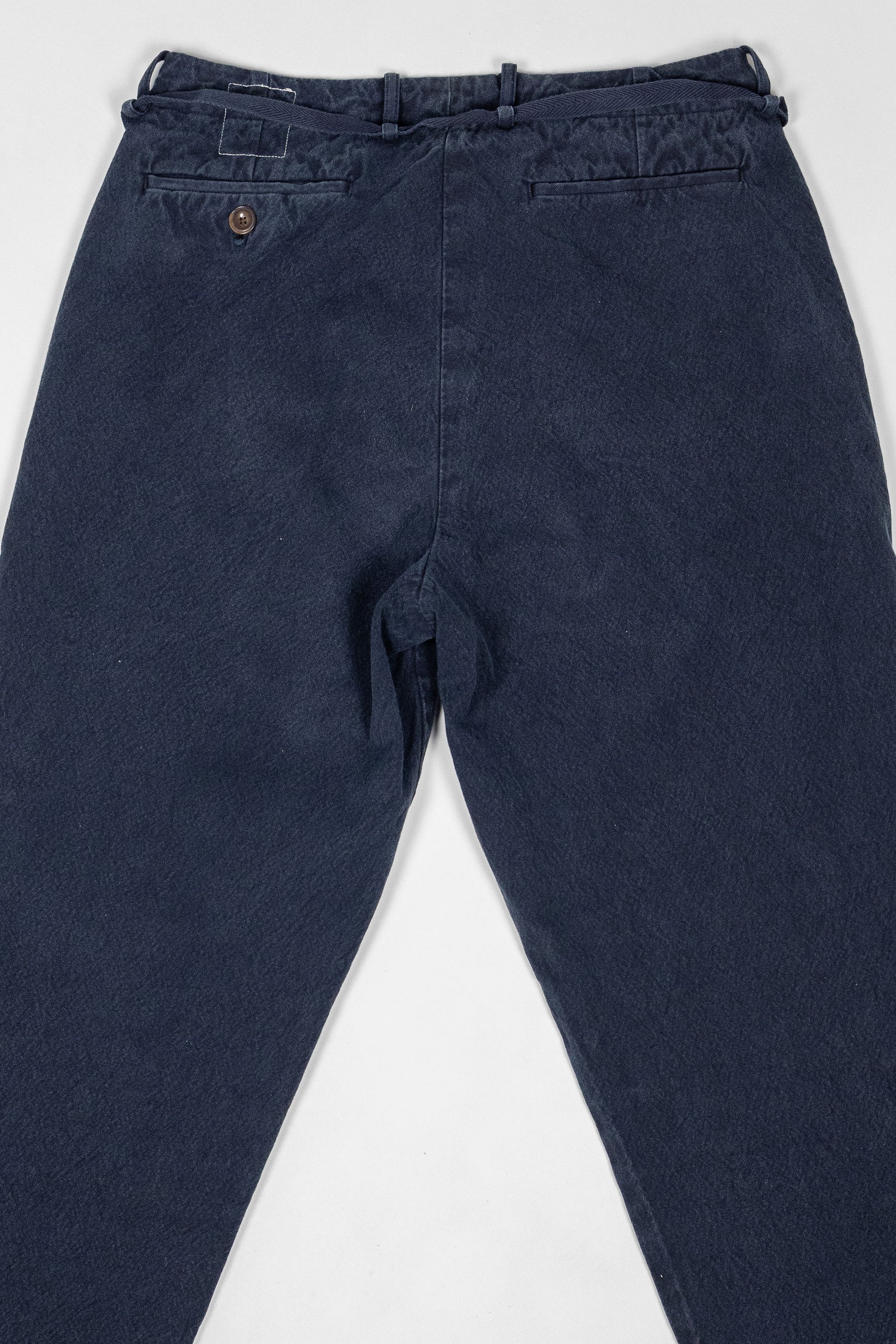 Seuvas 10oz Canvas Tapered 2-Tuck Pants - Logwood
