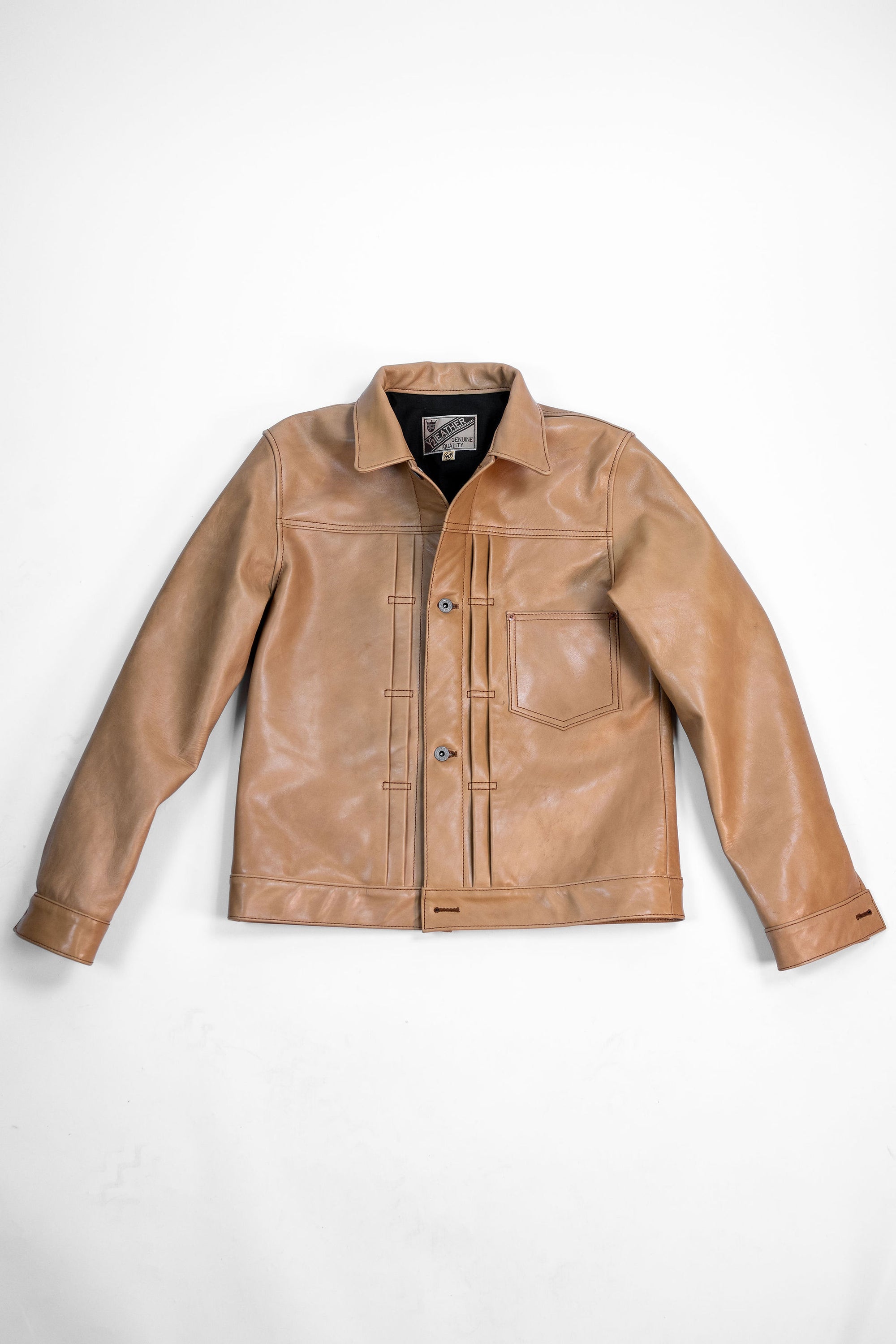 Y'2 KB-140-T Kakishibu Persimmon Tanned Horsehide - Type I Jacket
