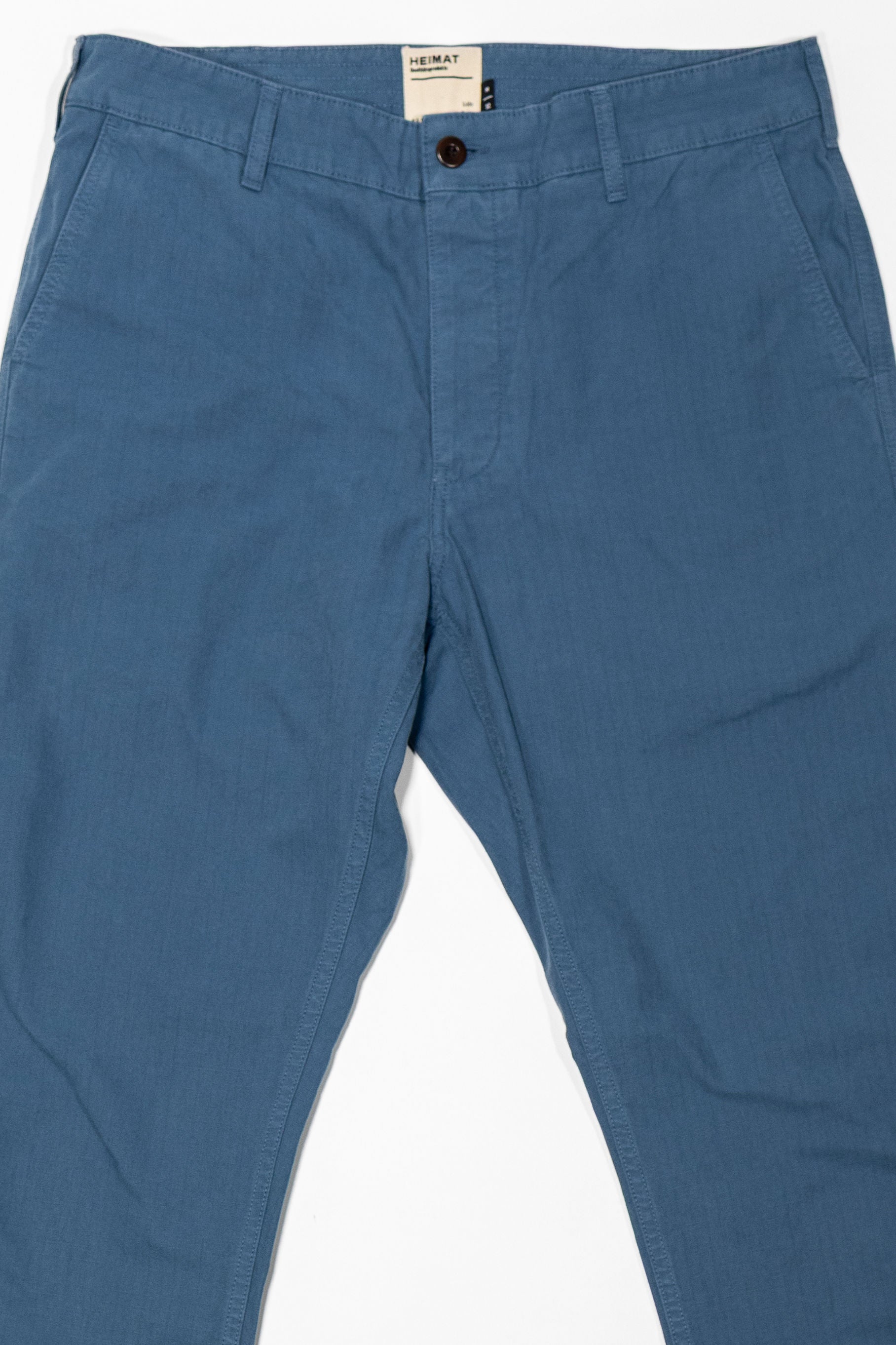 Heimat Textil Journey Pant - Trail Blue Rip Stop Cotton