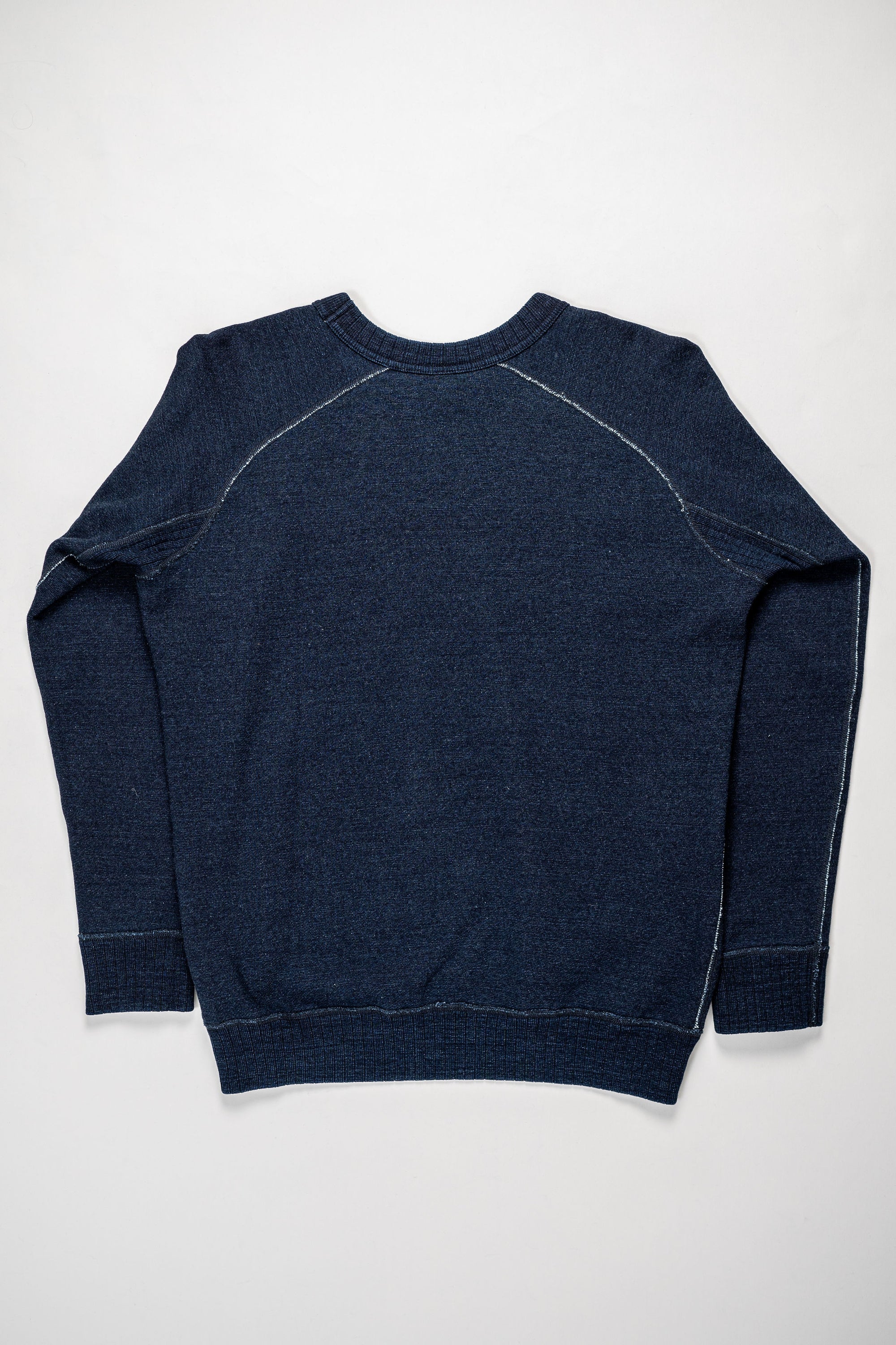 Pure Blue Japan 5409-1 Knitted Sweatshirt - Indigo