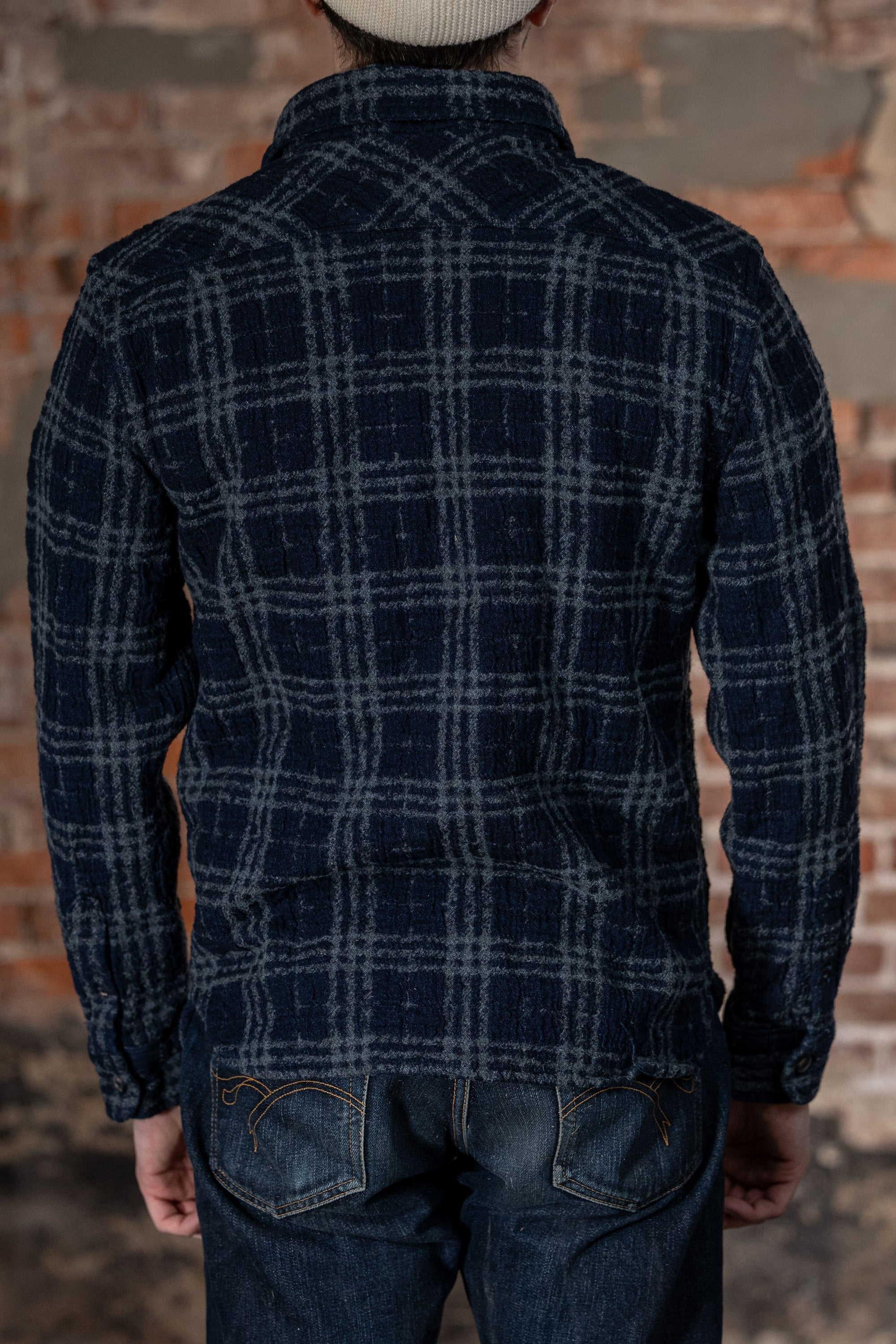 Freenote Cloth Benson - Indigo Plaid