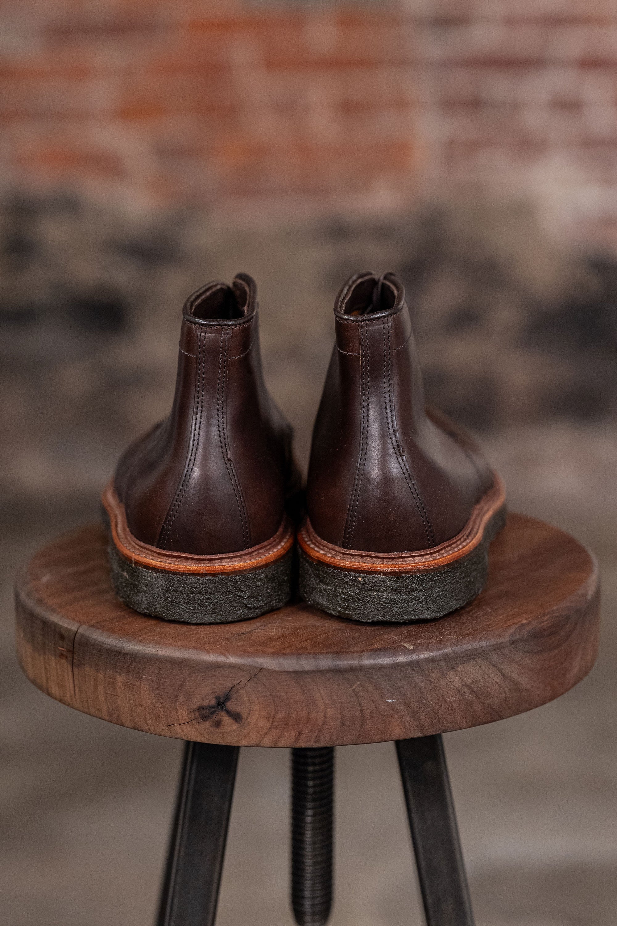 Alden 86062H Plain Toe Boot - Brown Chromexcel