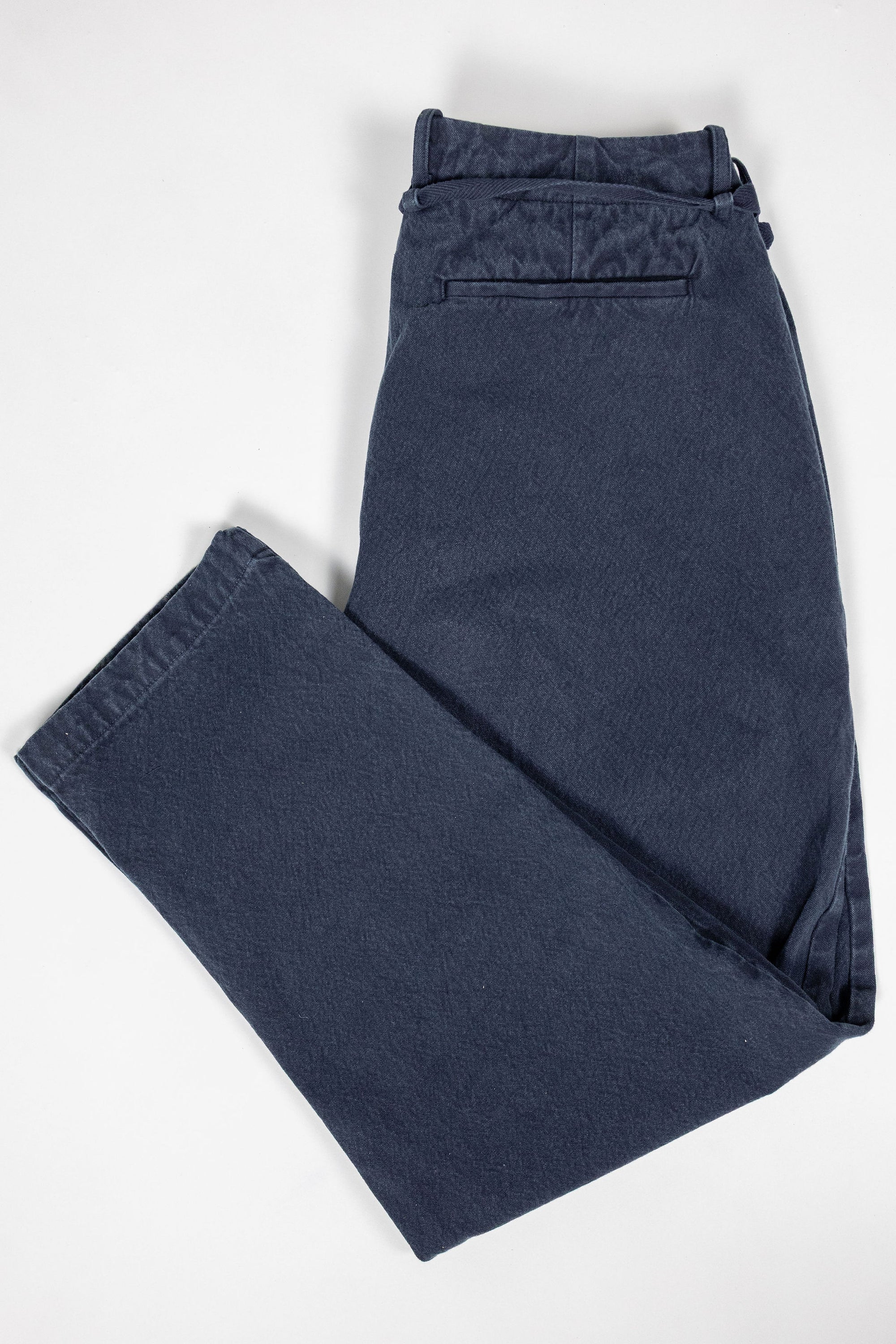 Seuvas 10oz Canvas Tapered 2-Tuck Pants - Logwood