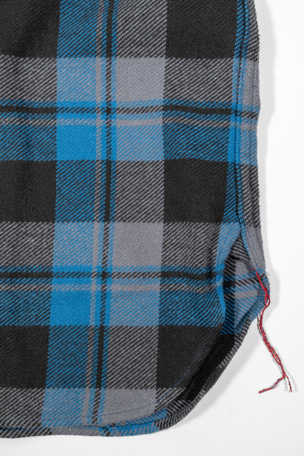 Sugar Cane Lot No. SC29558 Twill Check Work Shirt - Blue