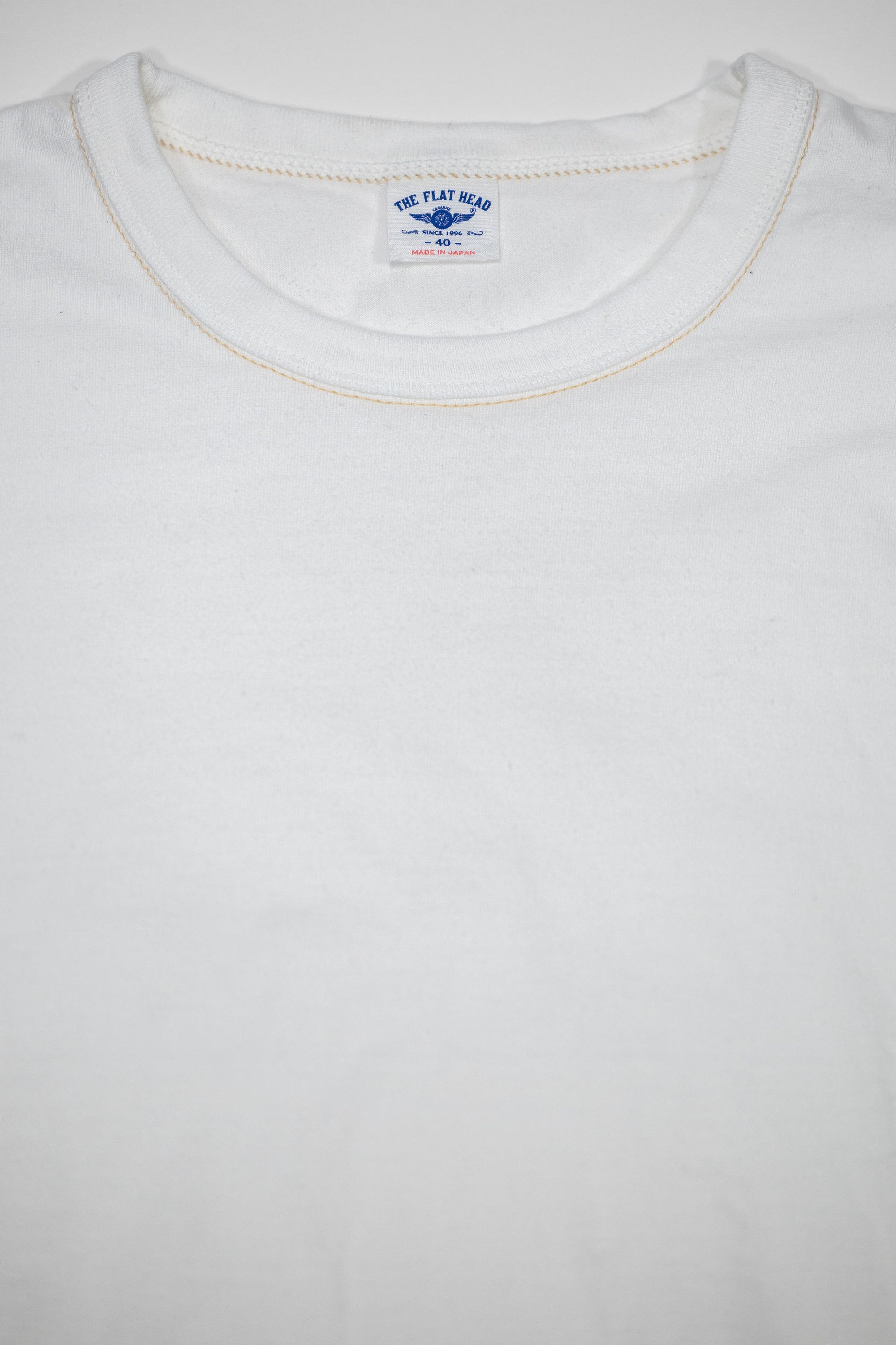 The Flat Head THC Plain T-Shirt - White